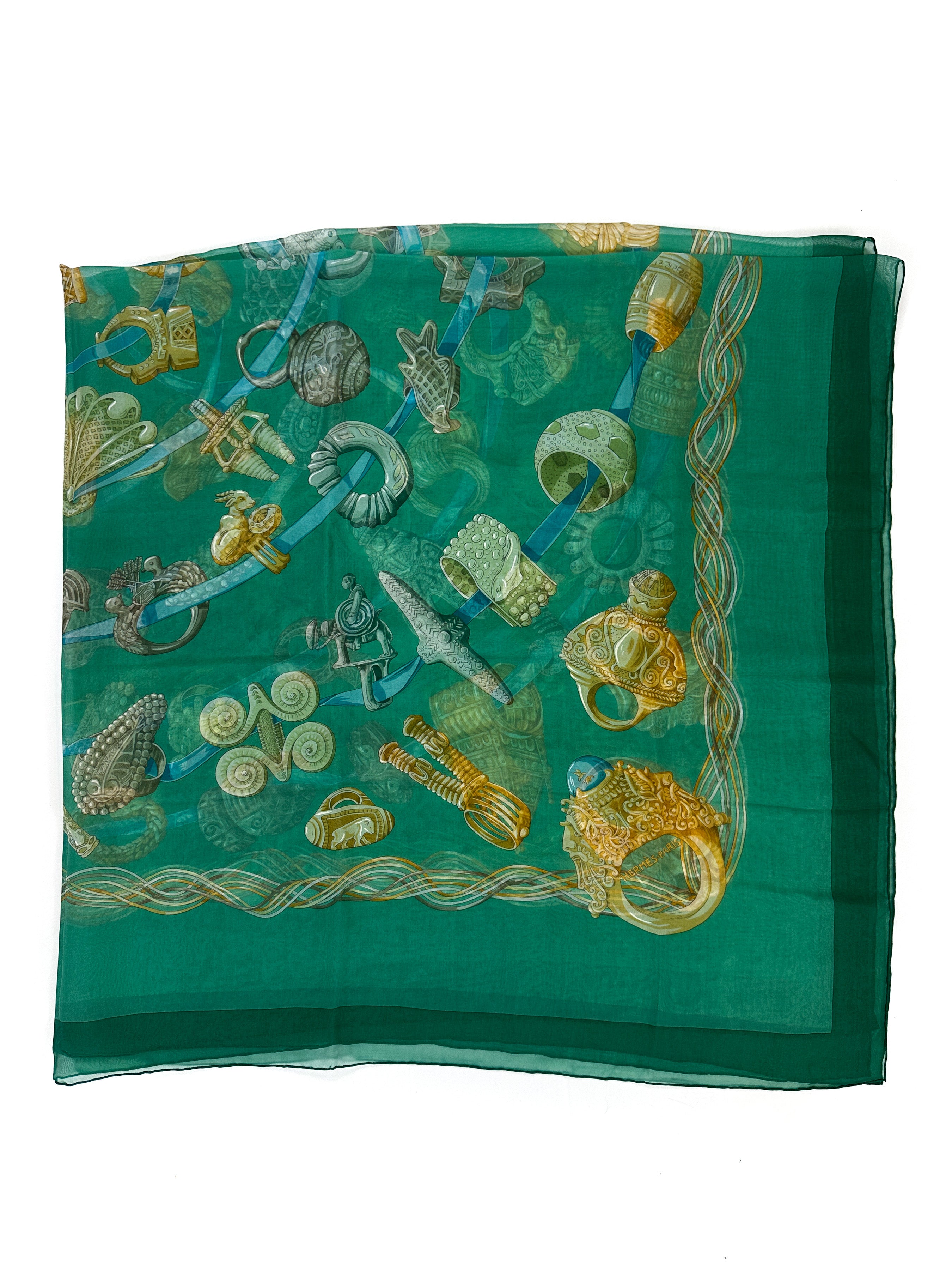 Hermès Alliances du Monde Mousseline 140