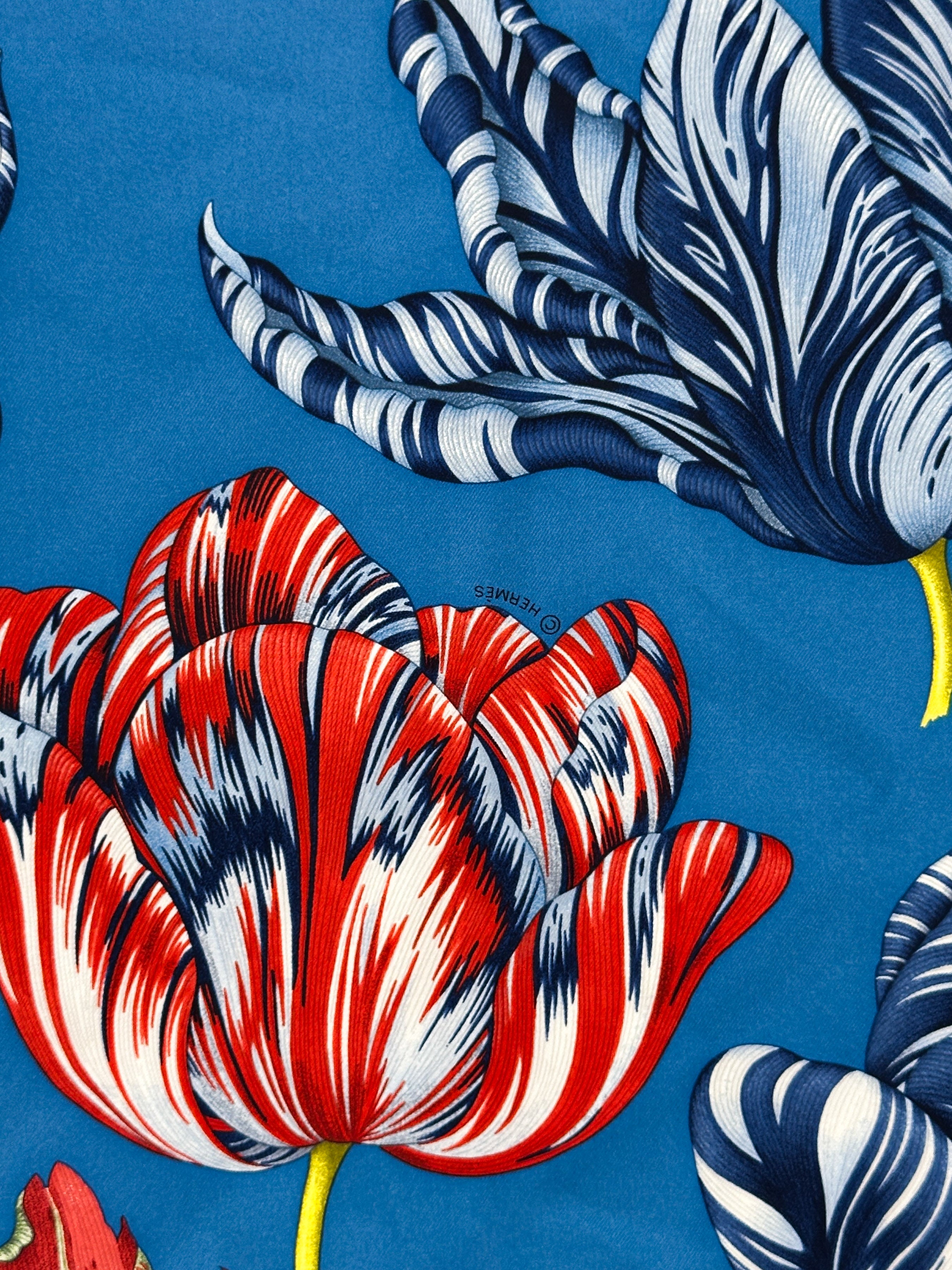 Hermès Tulipomanie 90