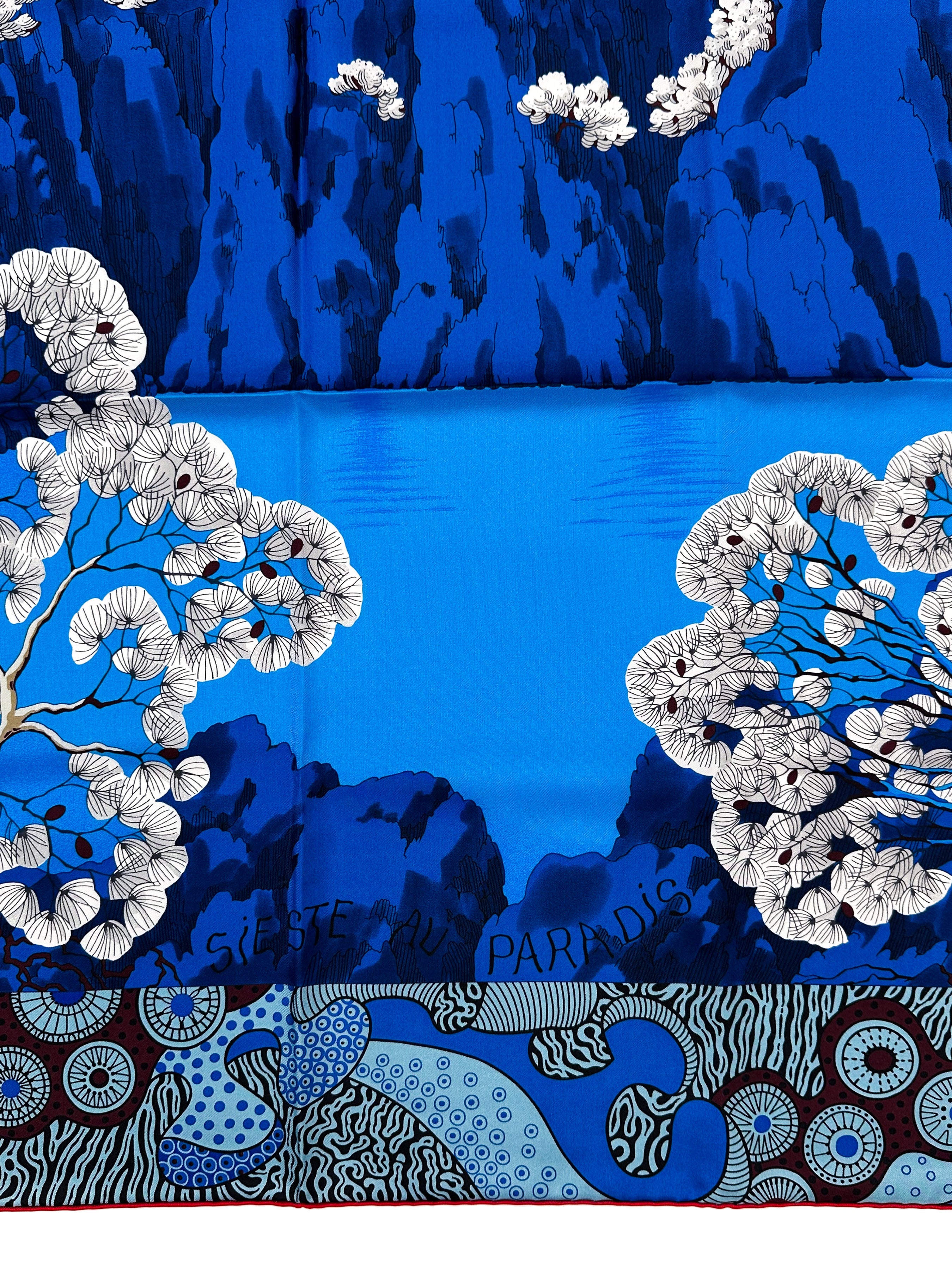 Hermès Sieste au Paradis Silk 140