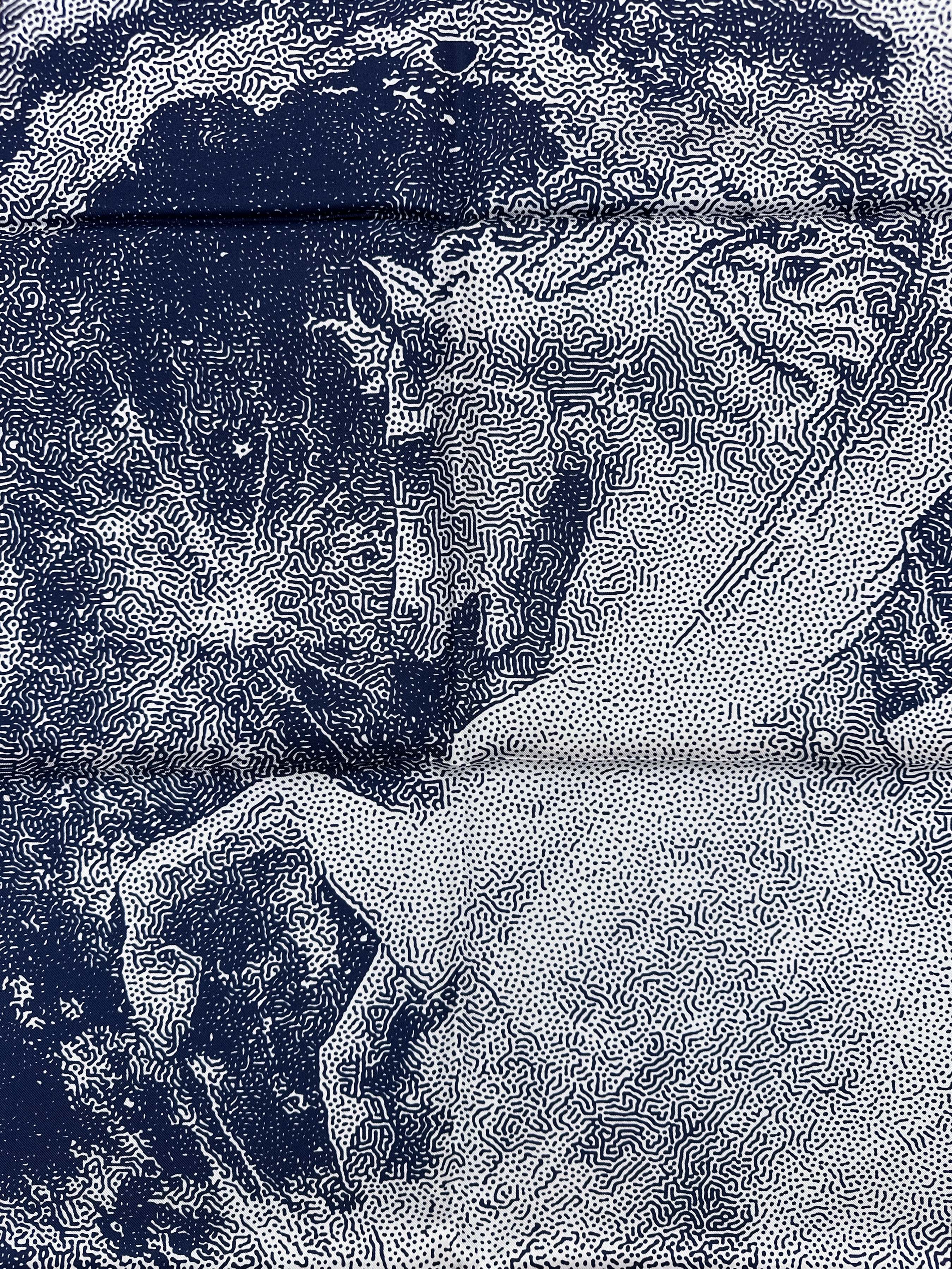 Hermès Clair de Lune Double Face 90