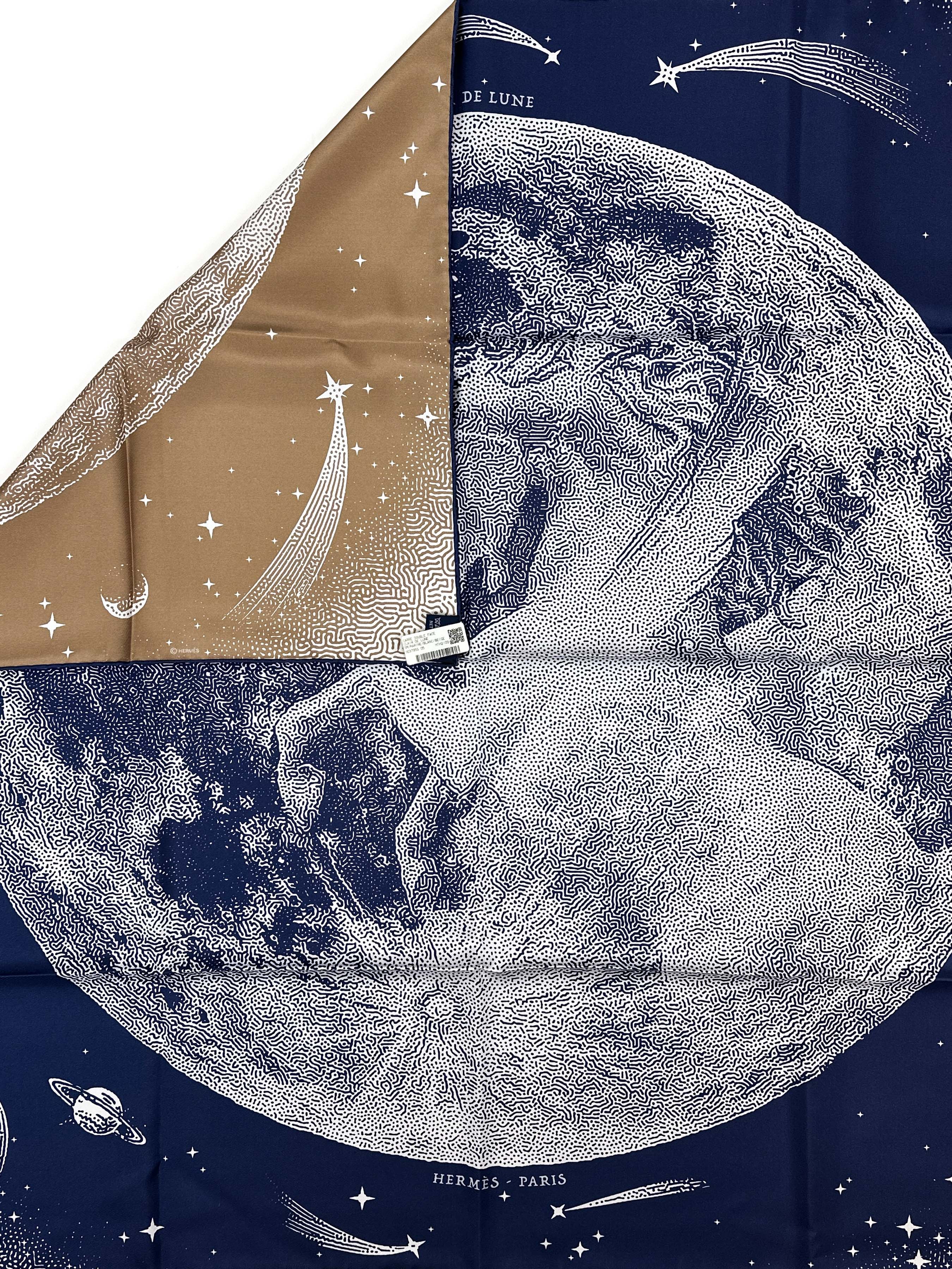 Hermès Clair de Lune Double Face 90