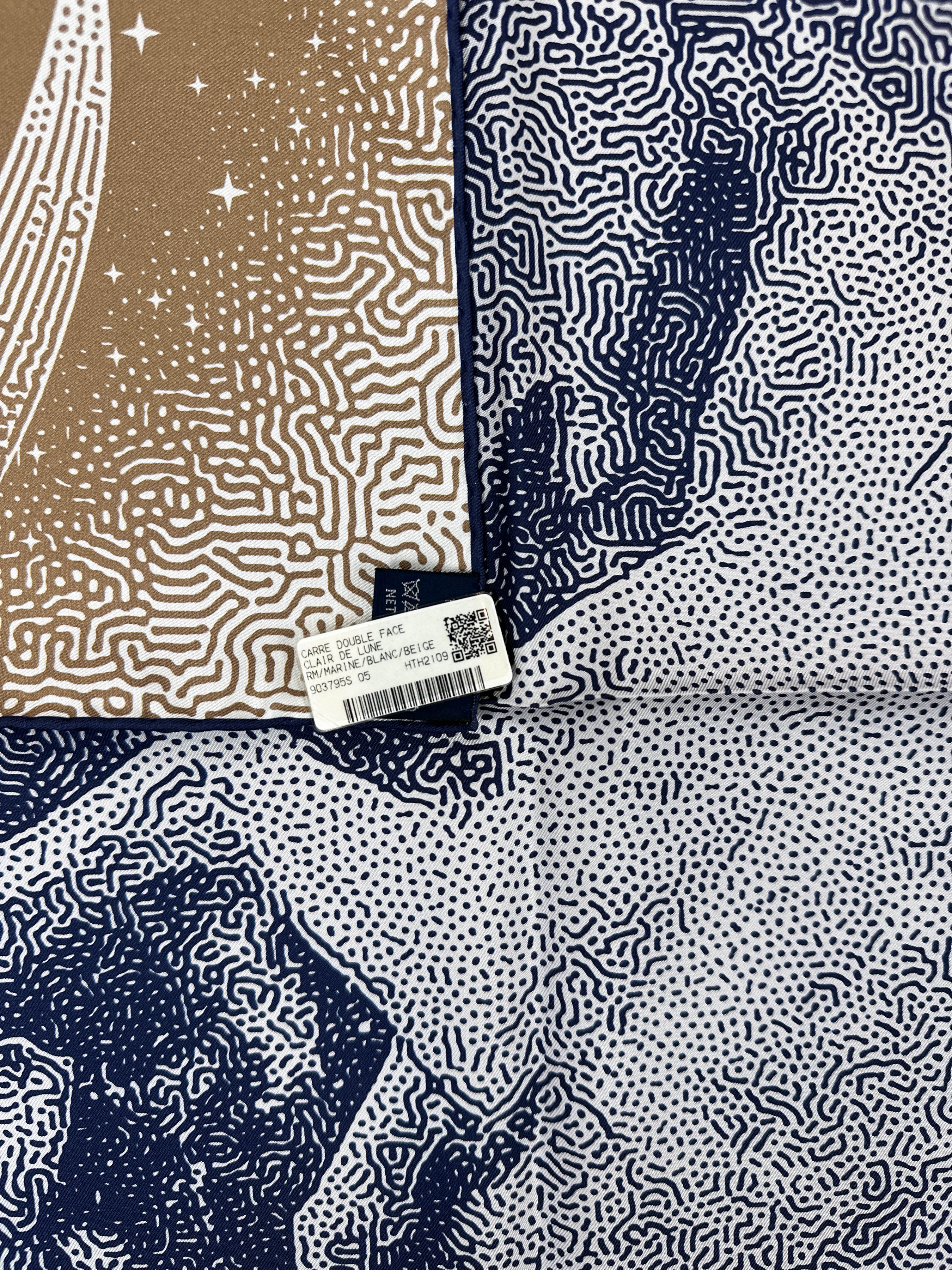 Hermès Clair de Lune Double Face 90