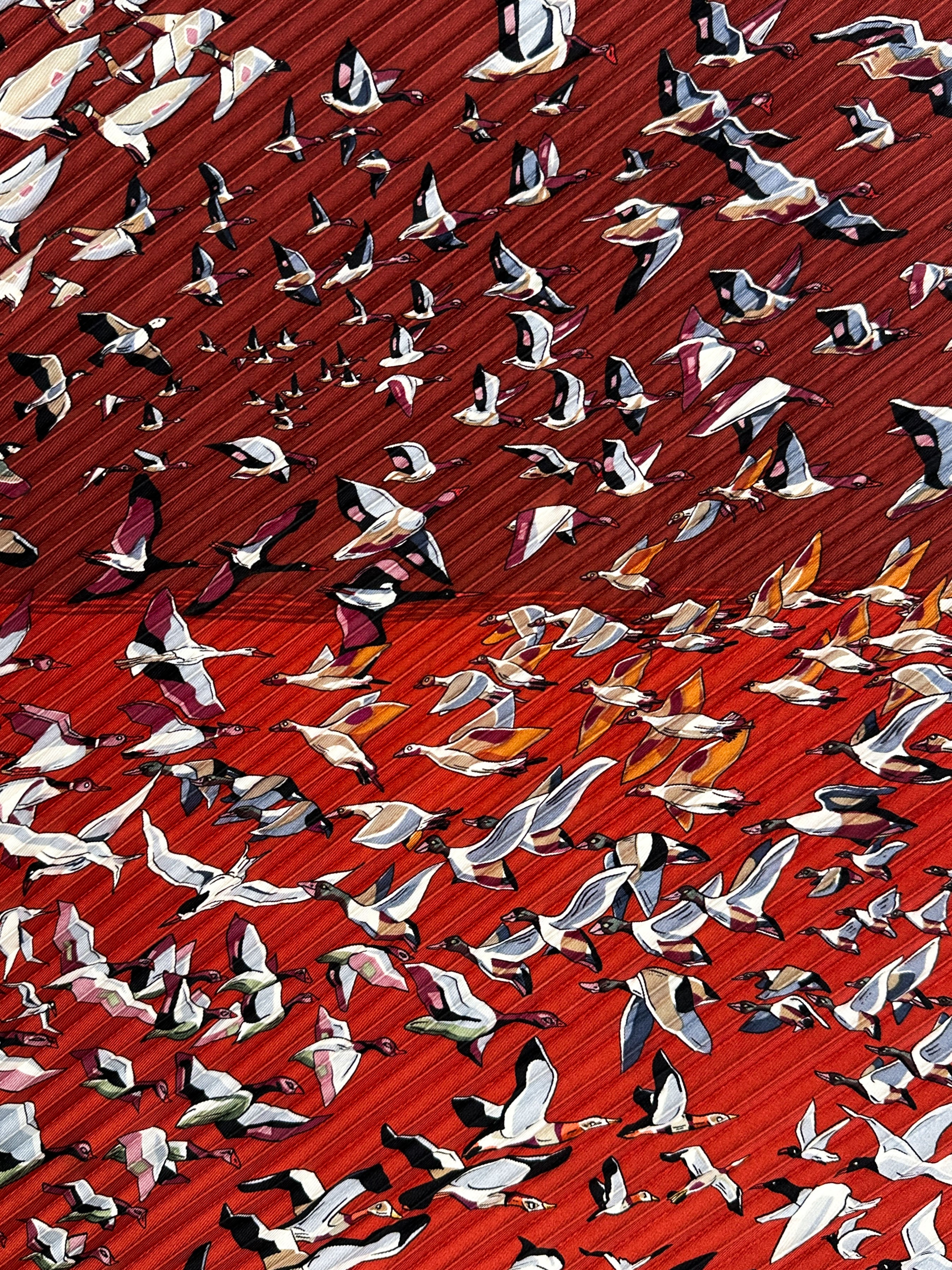 Hermès Libres Comme L'Air Plissé 90