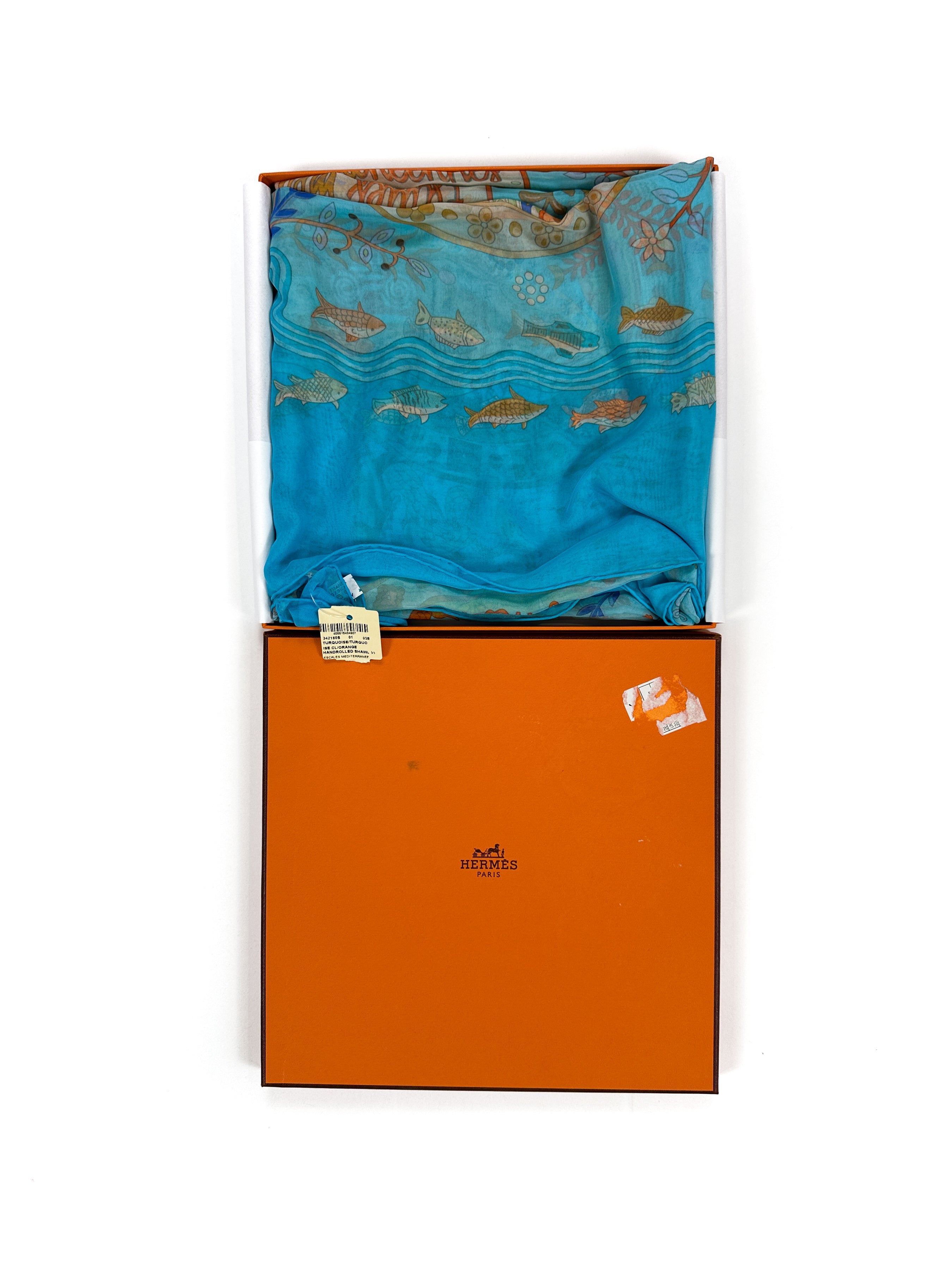 Hermès Escales Méditerranéennes Mousseline 140