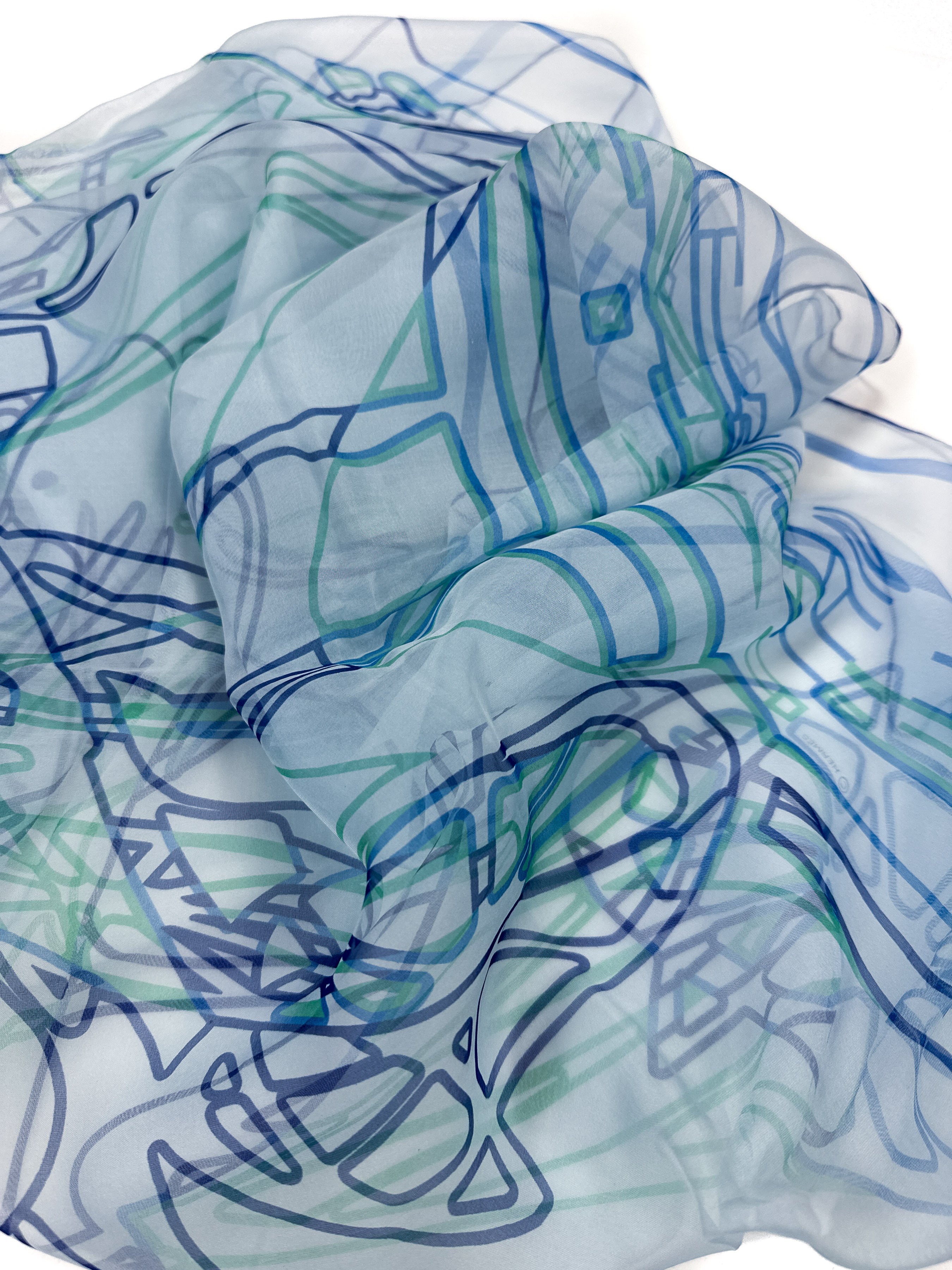 Hermès Calèche élastique Finesse Mousseline 90