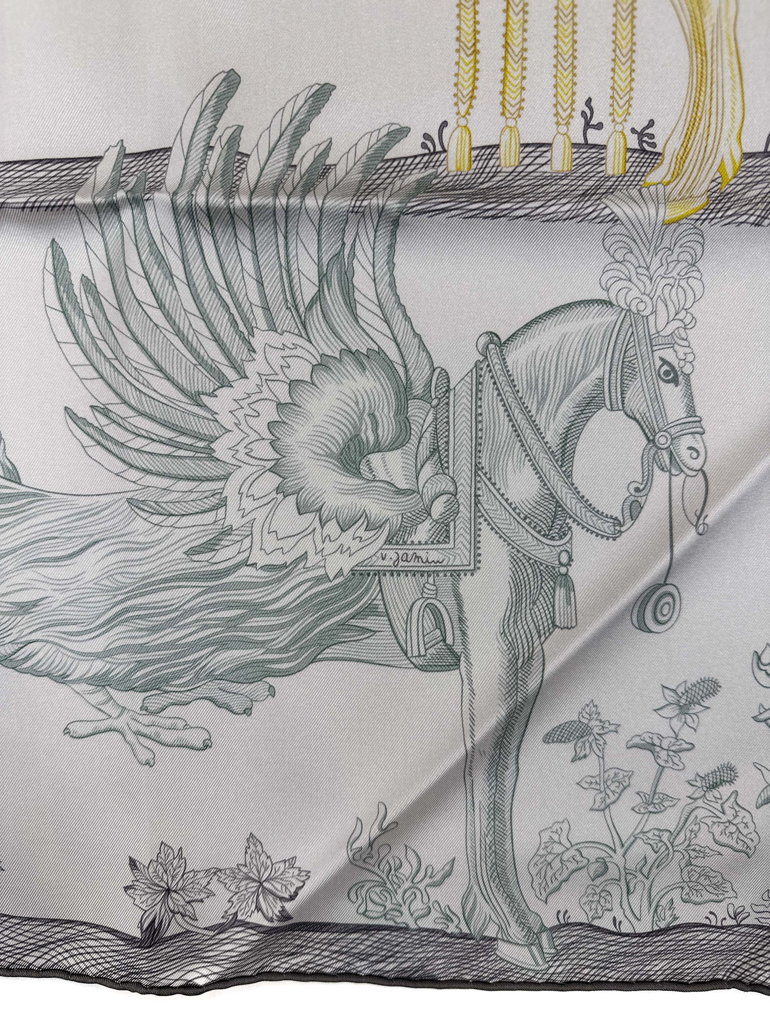 Hermès Della Cavalleria Favolosa Double Face 90