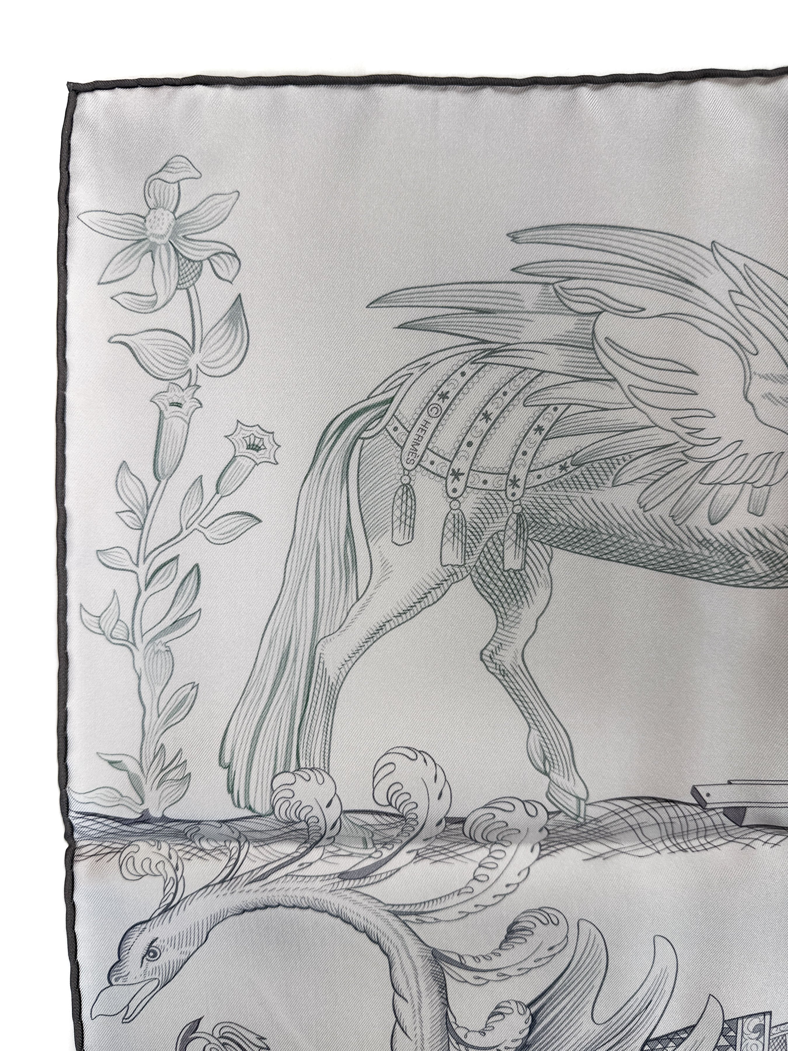 Hermès Della Cavalleria Favolosa Double Face 90