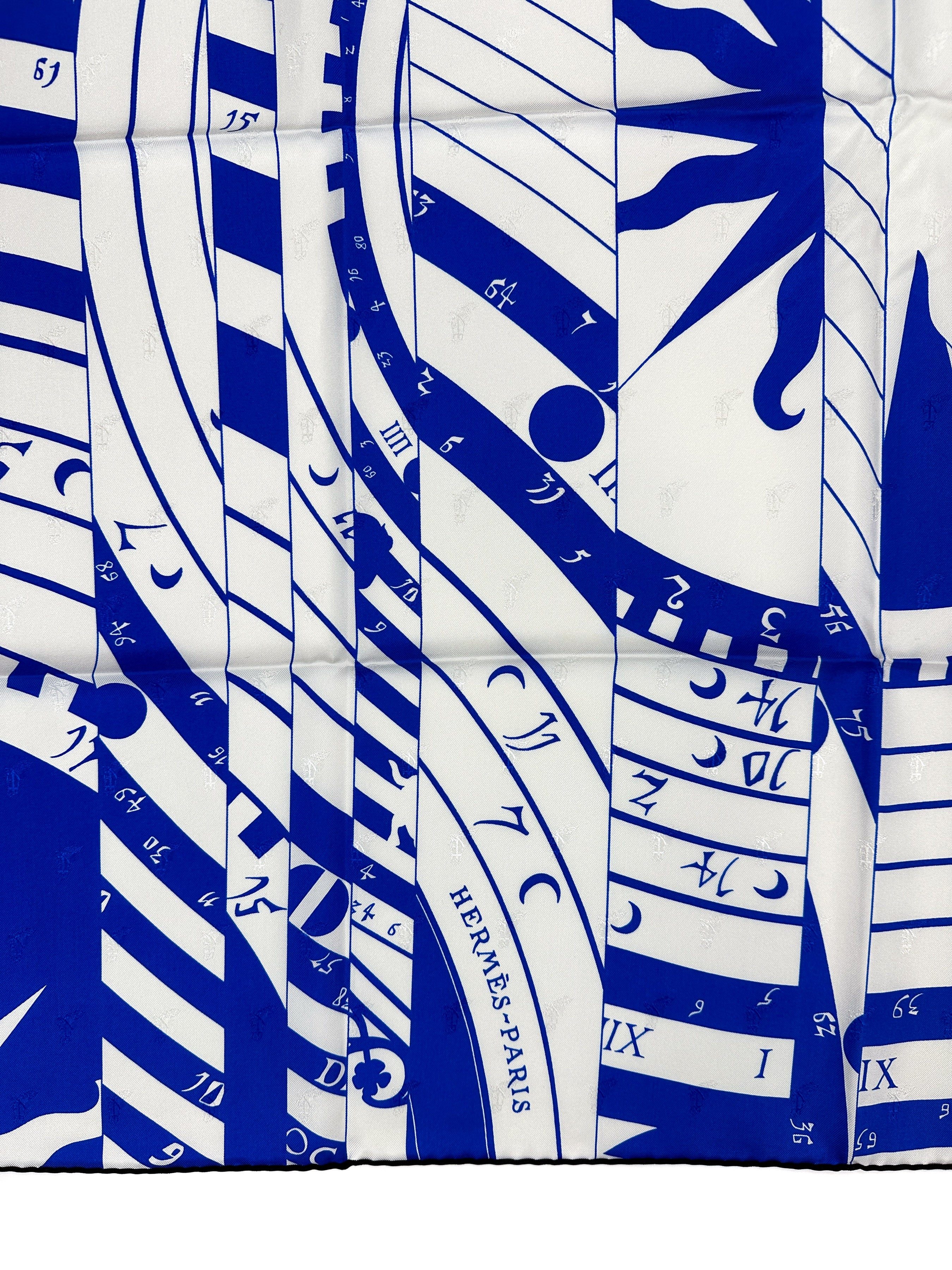 Hermès Astrologie Nouvelle Tattoo Jacquard 90