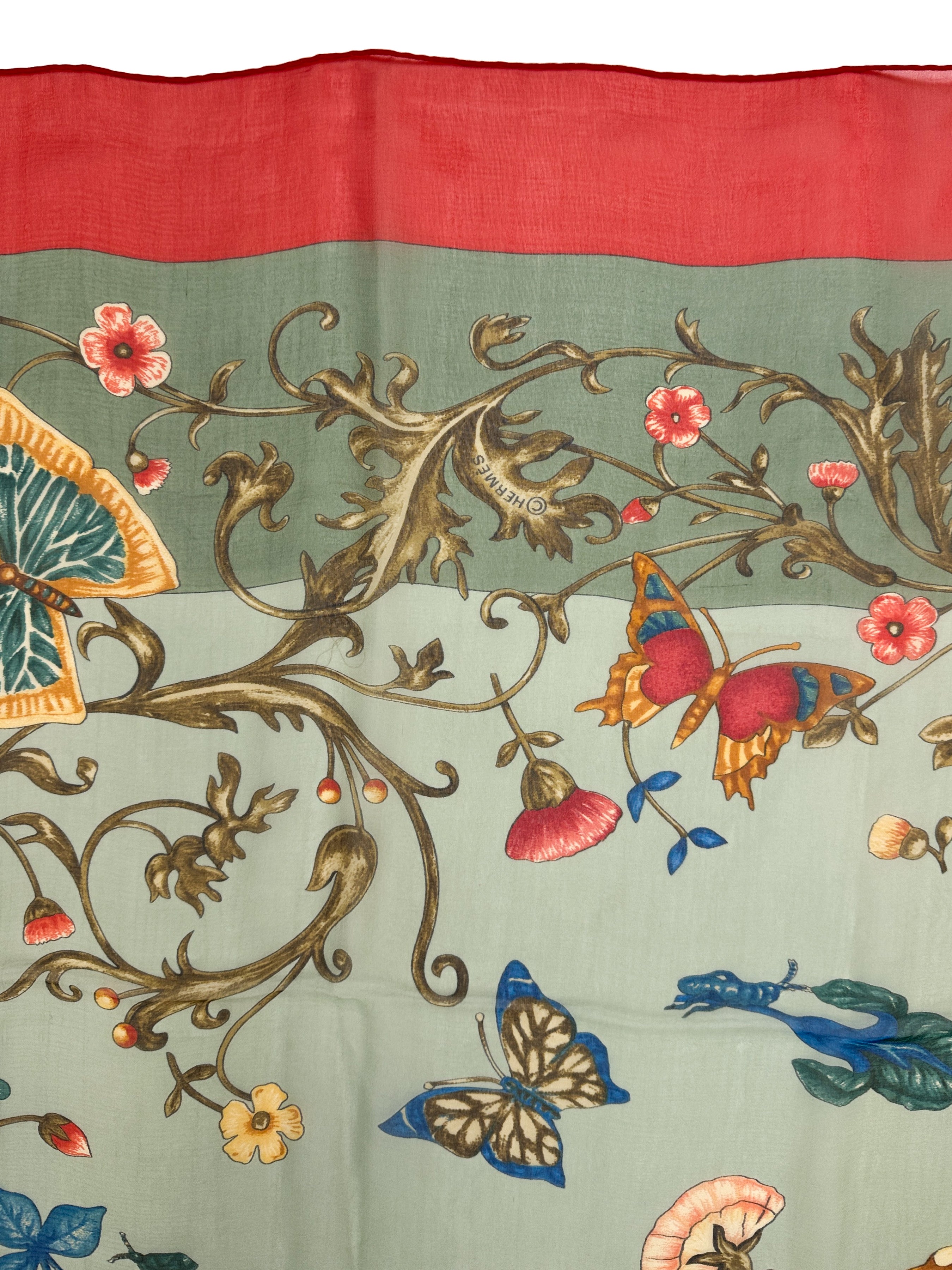 Hermès L'Heure du Printemps Mousseline 140