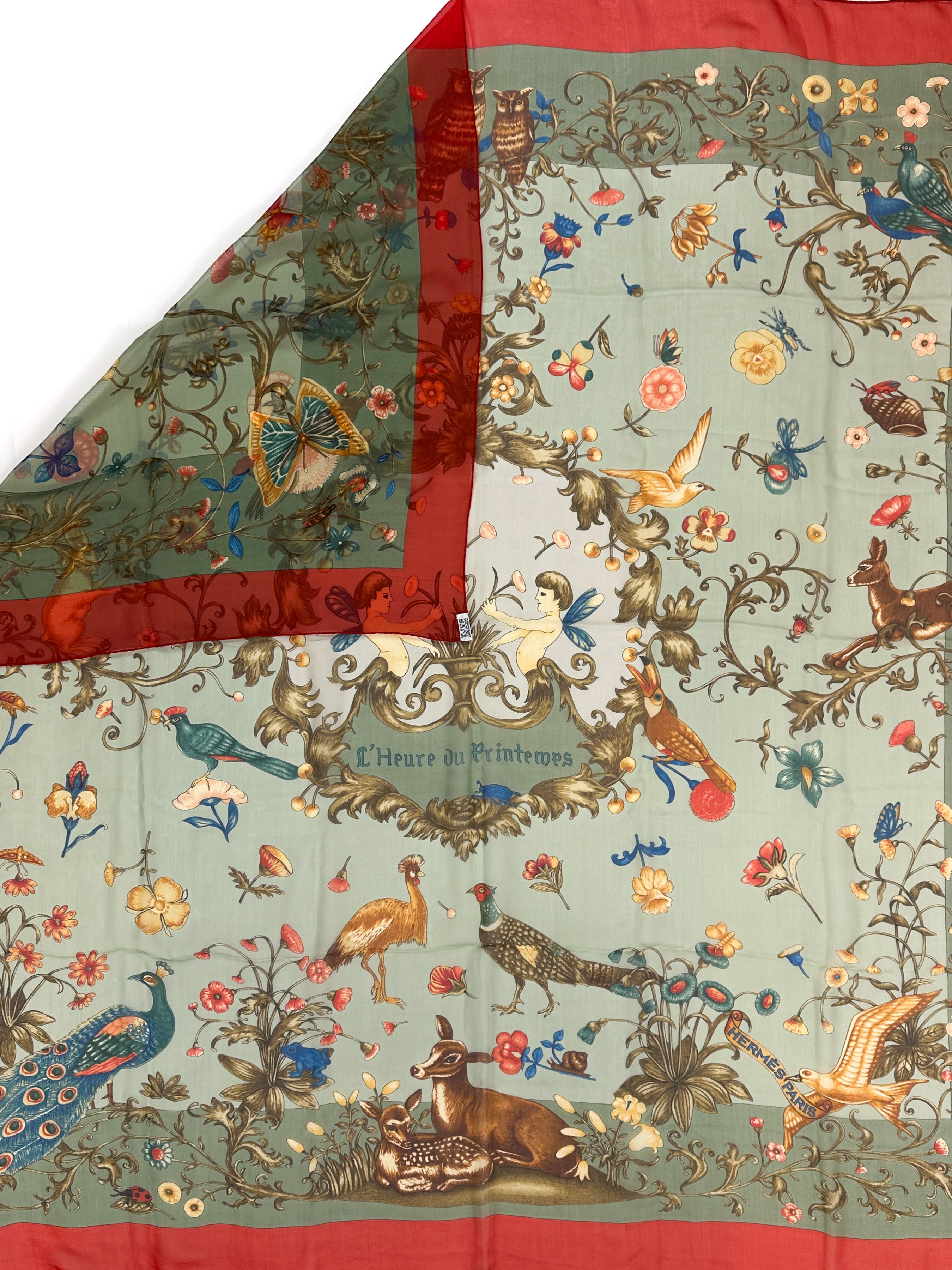 Hermès L'Heure du Printemps Mousseline 140