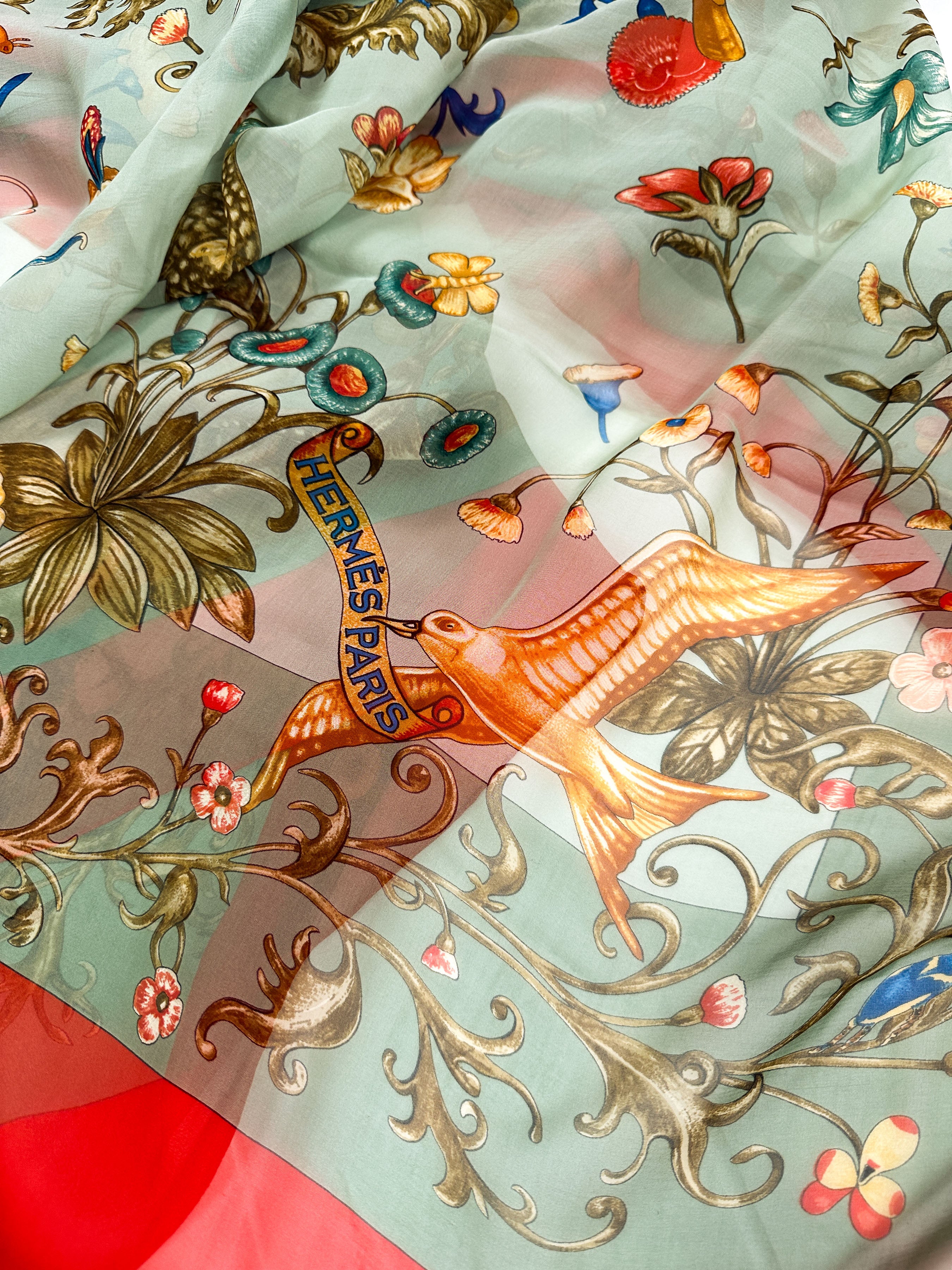 Hermès L'Heure du Printemps Mousseline 140