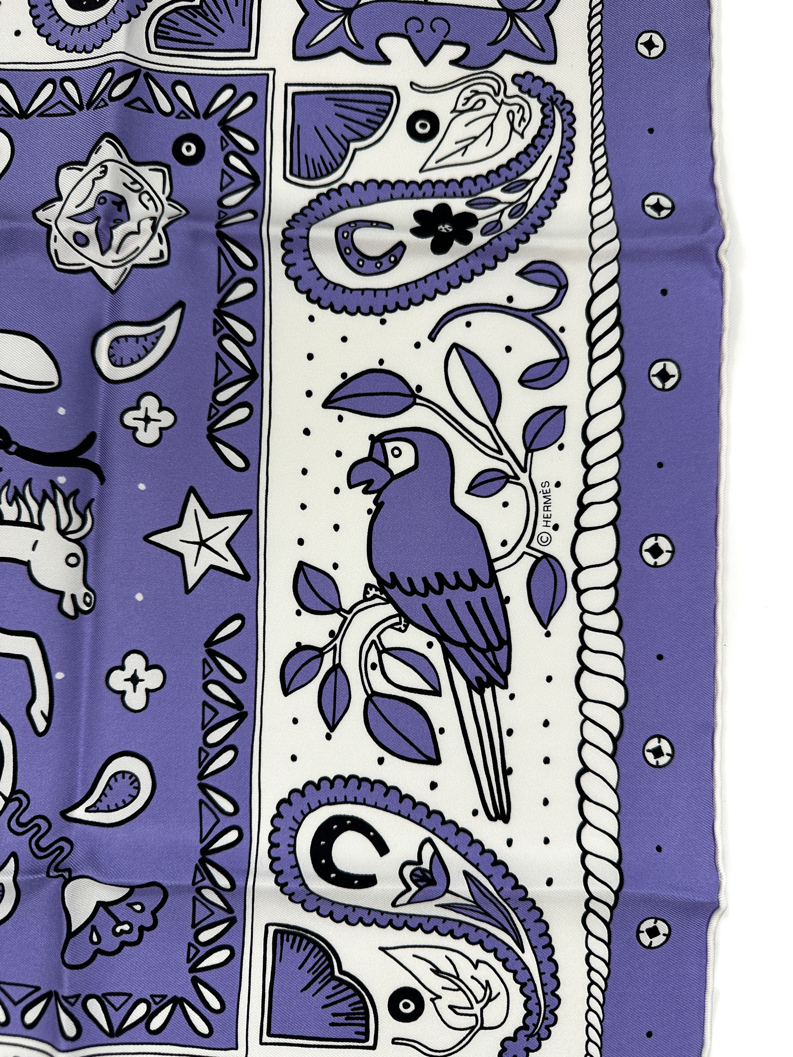 Hermès Animaux Bandana 55
