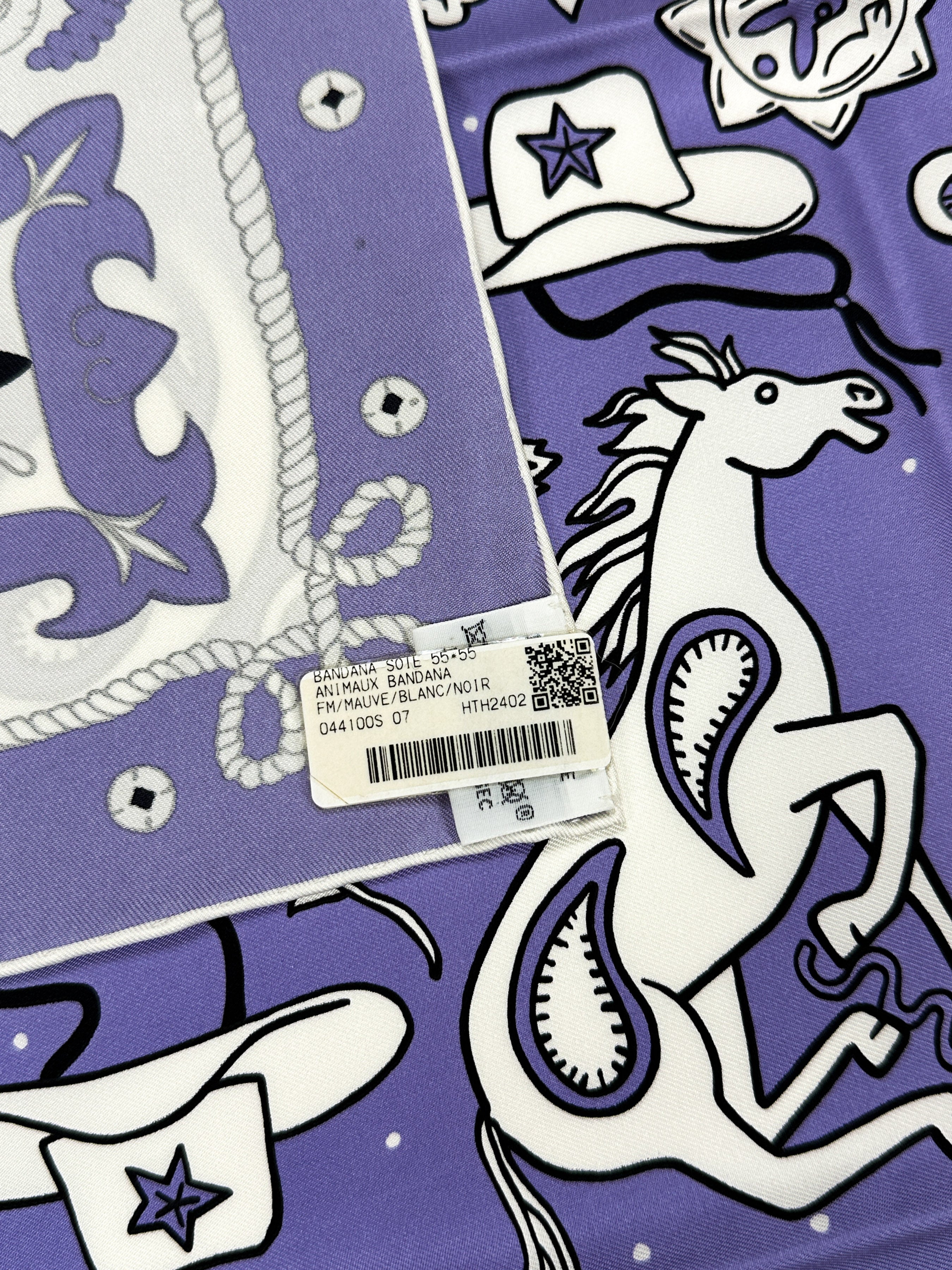 Hermès Animaux Bandana 55