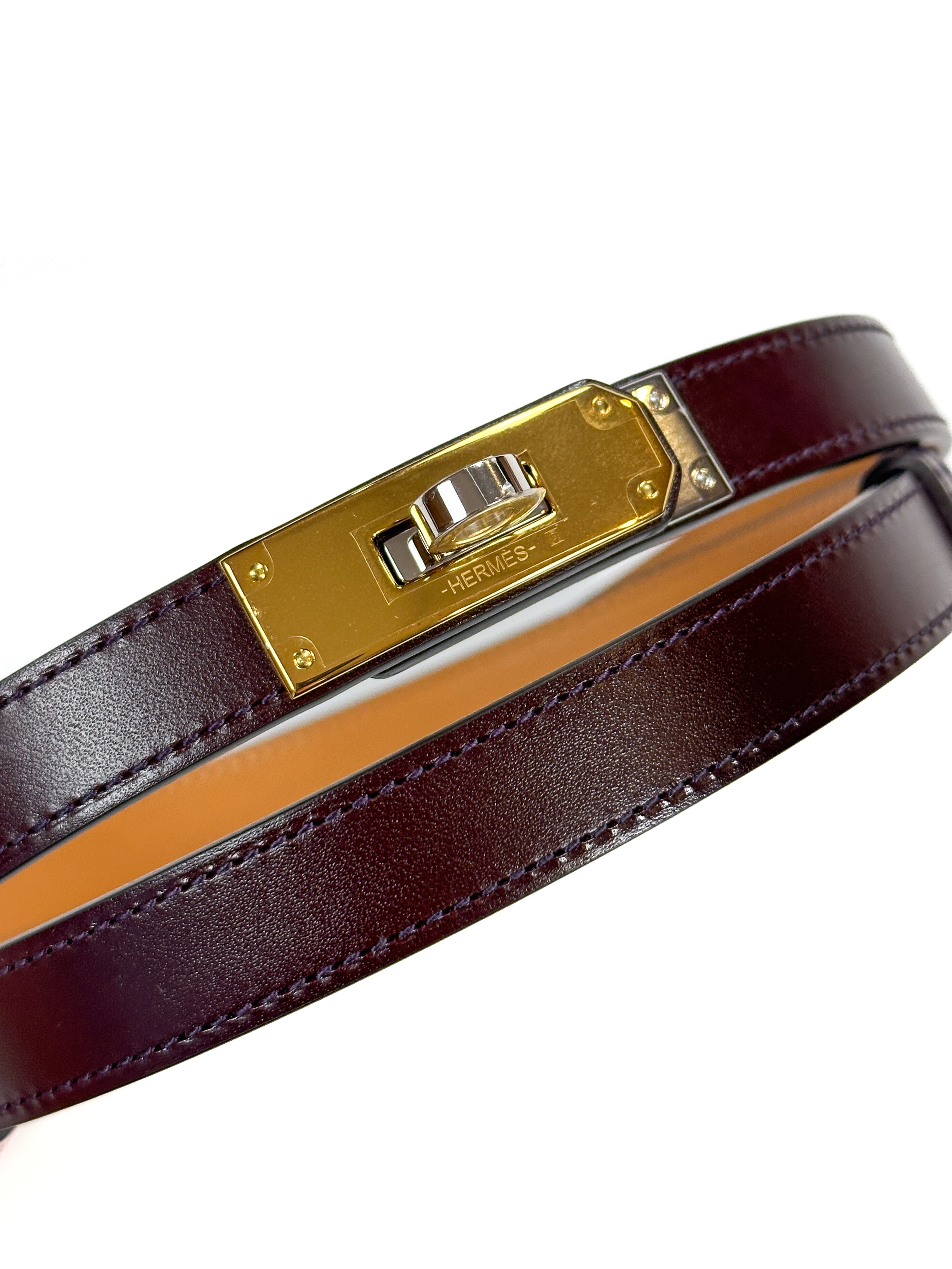 Hermès Kelly 18 Duo Electrum Belt