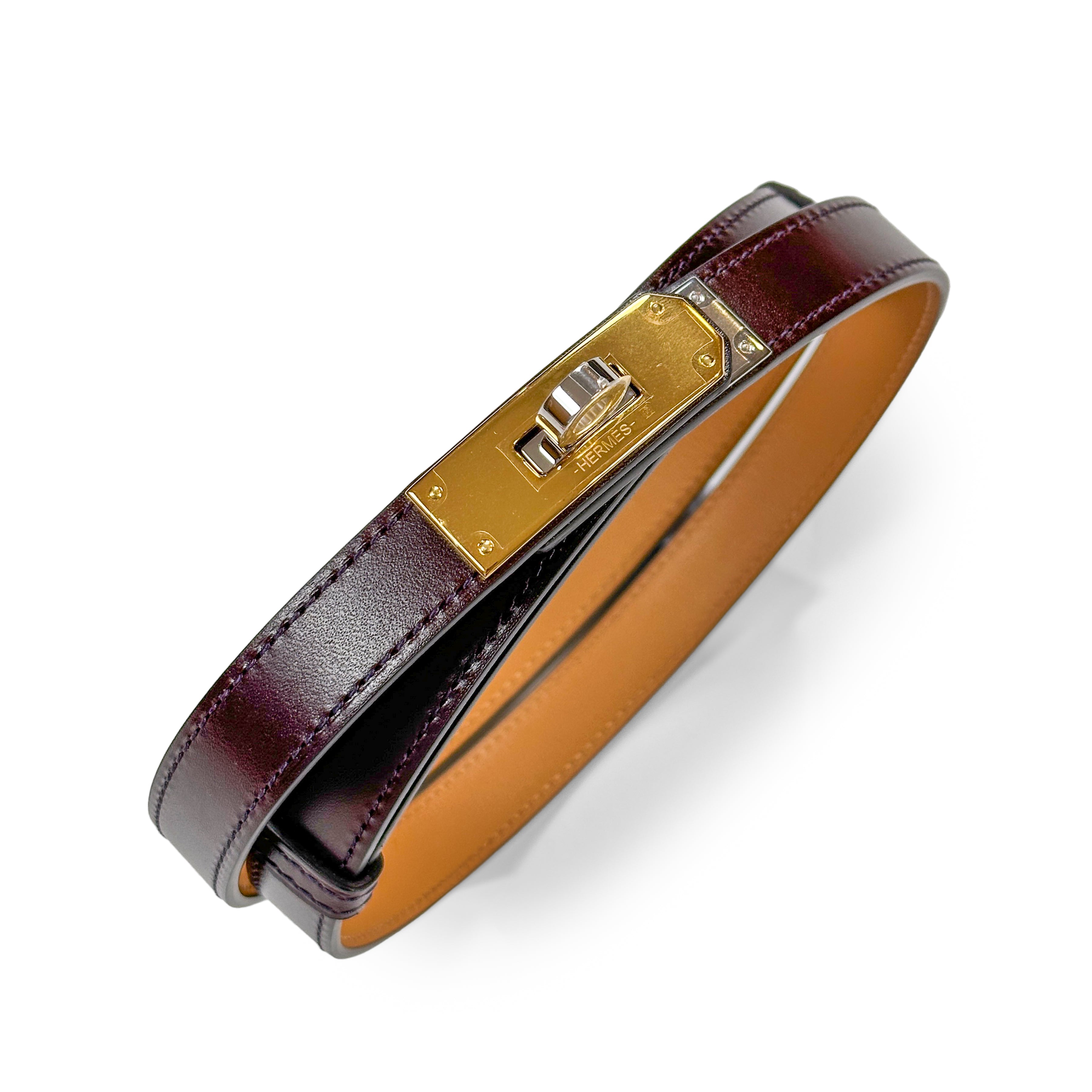 Hermès Kelly 18 Duo Electrum Belt