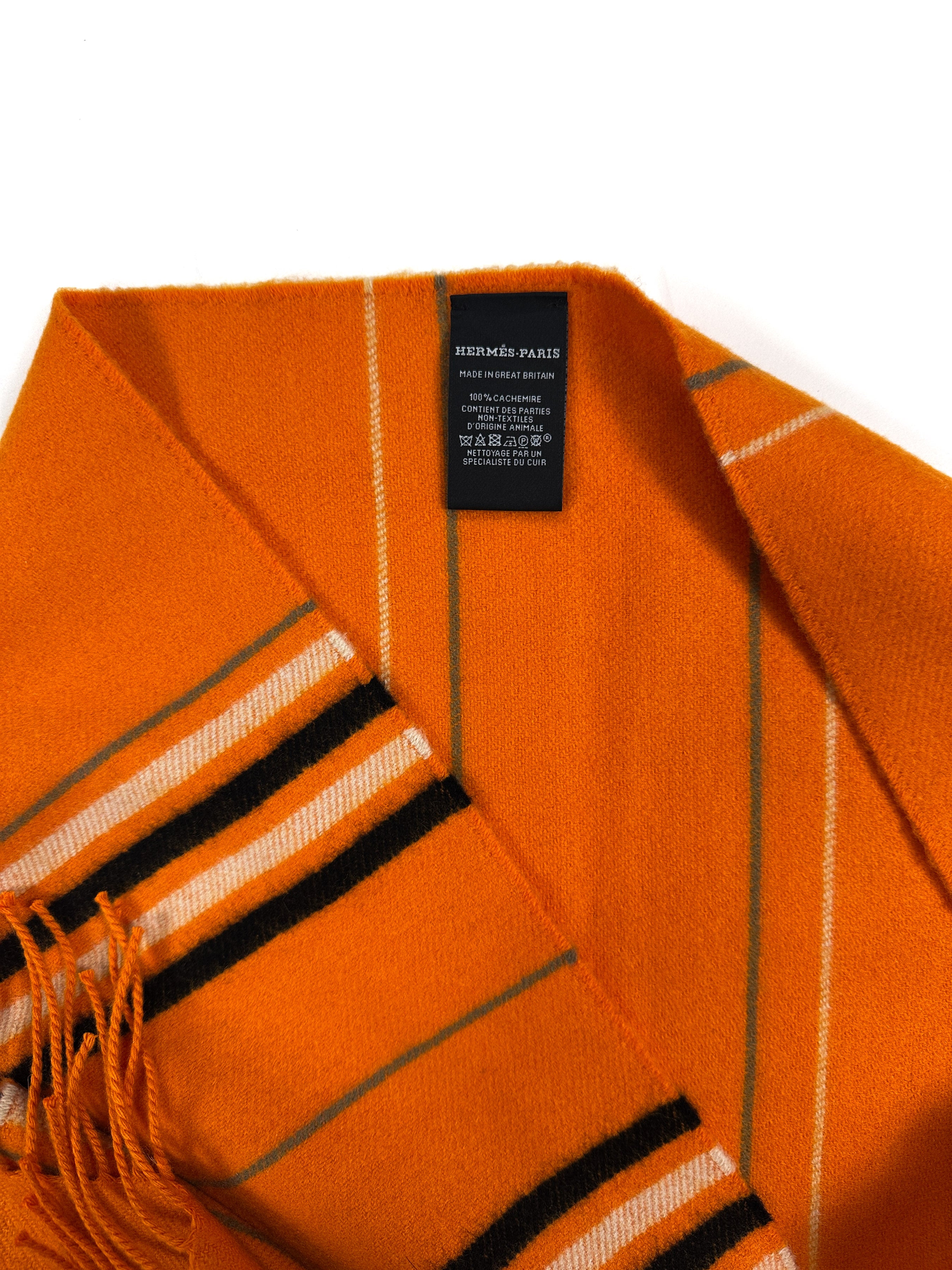 Hermès Striped Winter Scarf