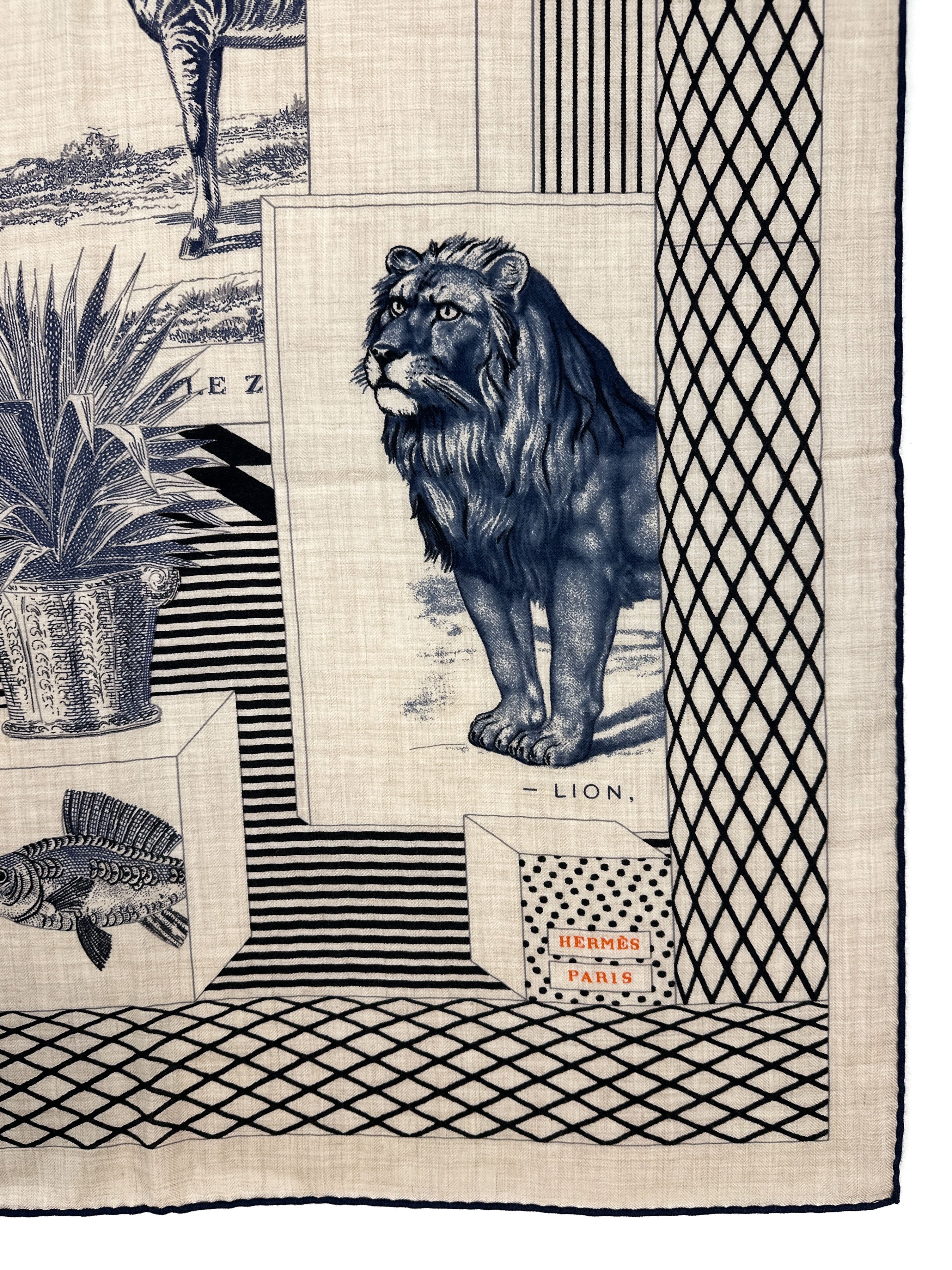 Hermès Grand Théâtre Nouveau Cashmere Silk 140