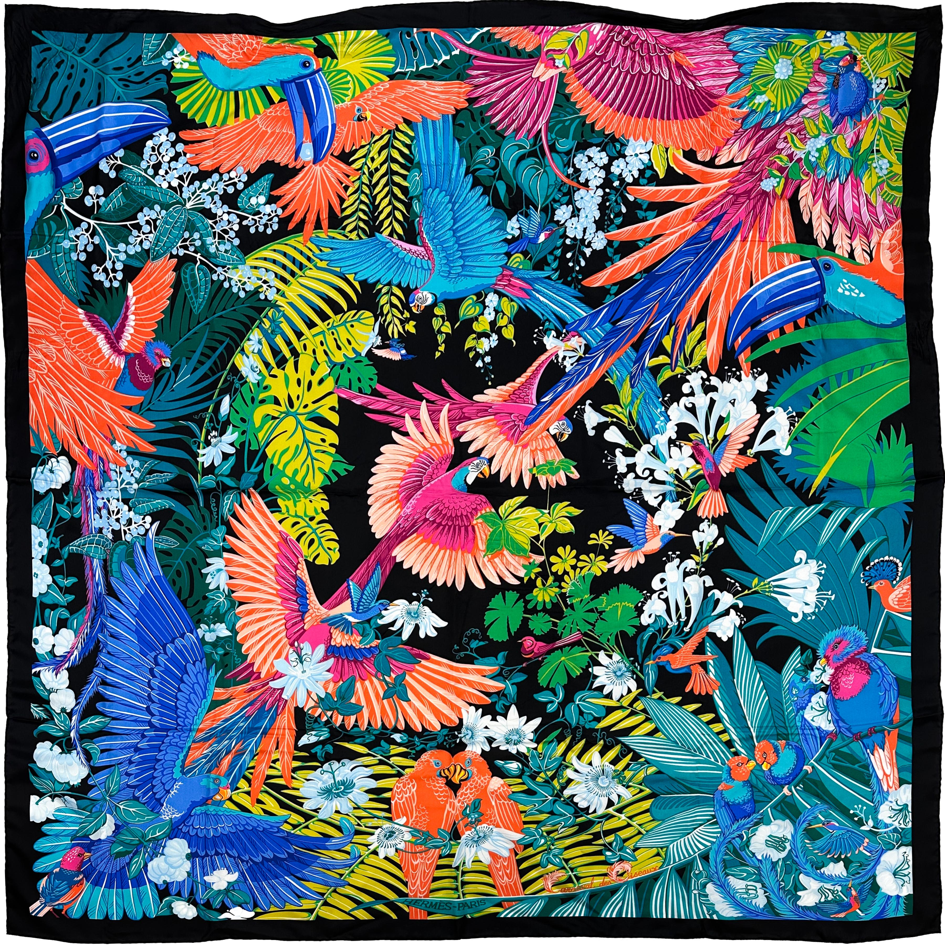 Hermès Carnaval des Oiseaux Silk 140