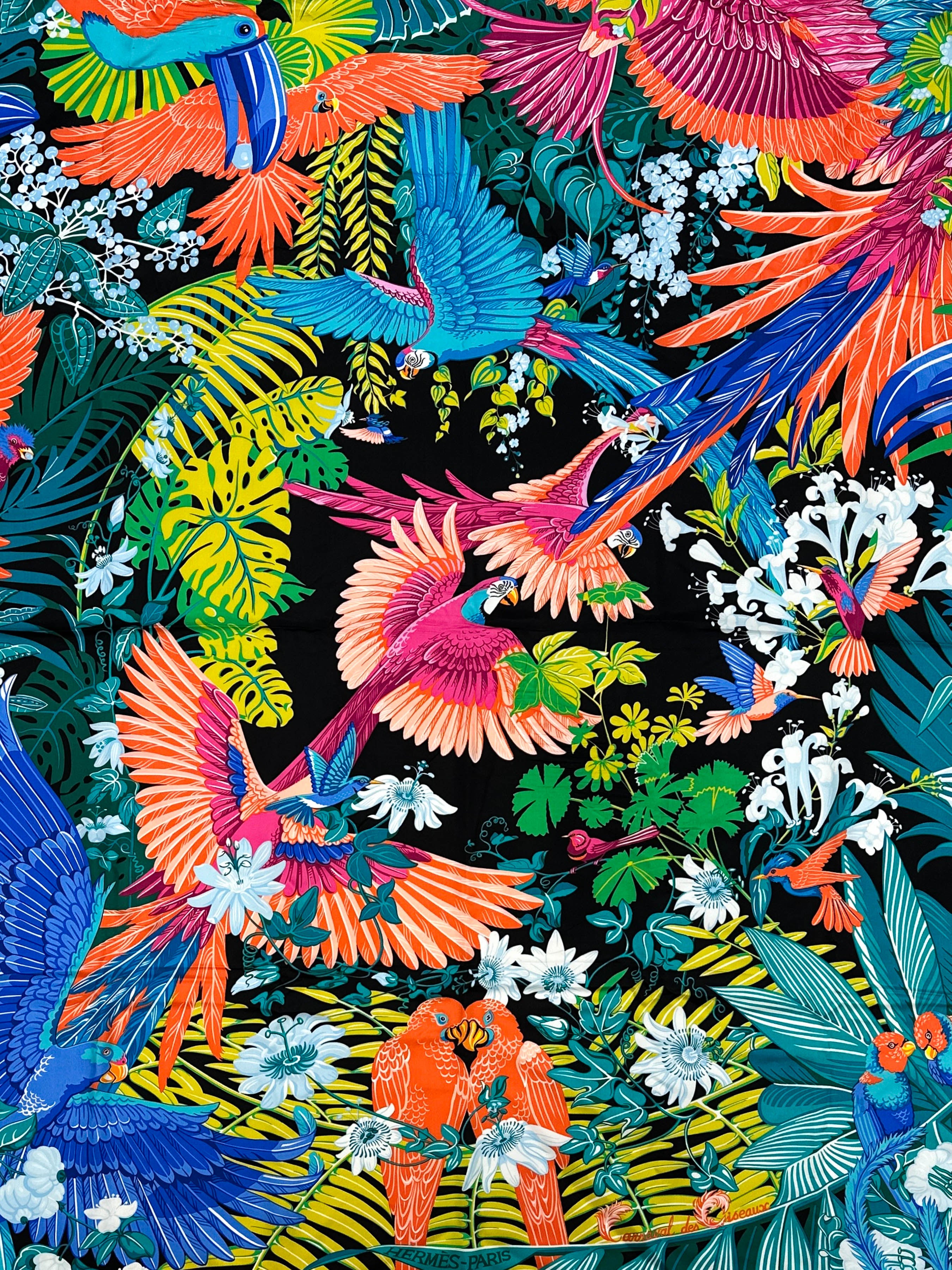 Hermès Carnaval des Oiseaux Silk 140