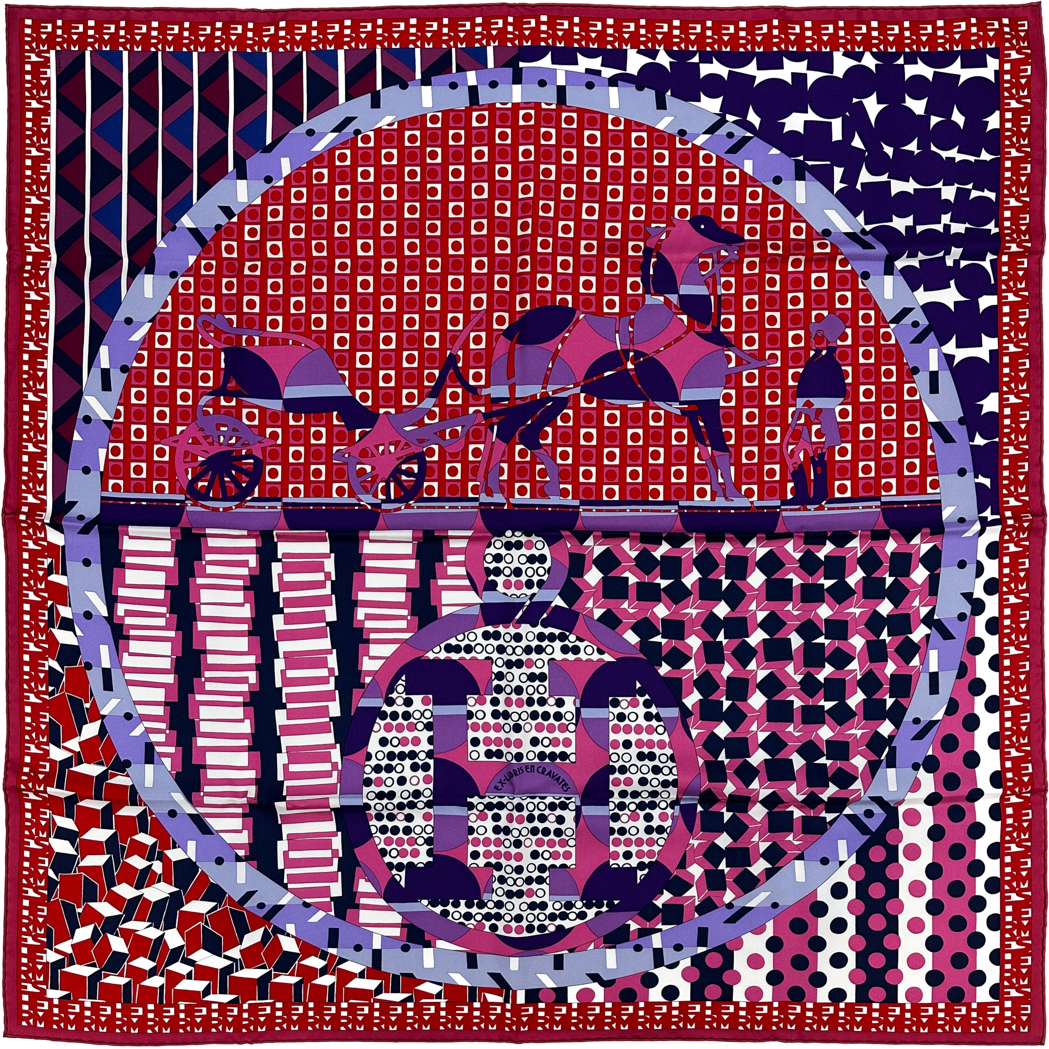 Hermès Ex-libris en Cravates 90