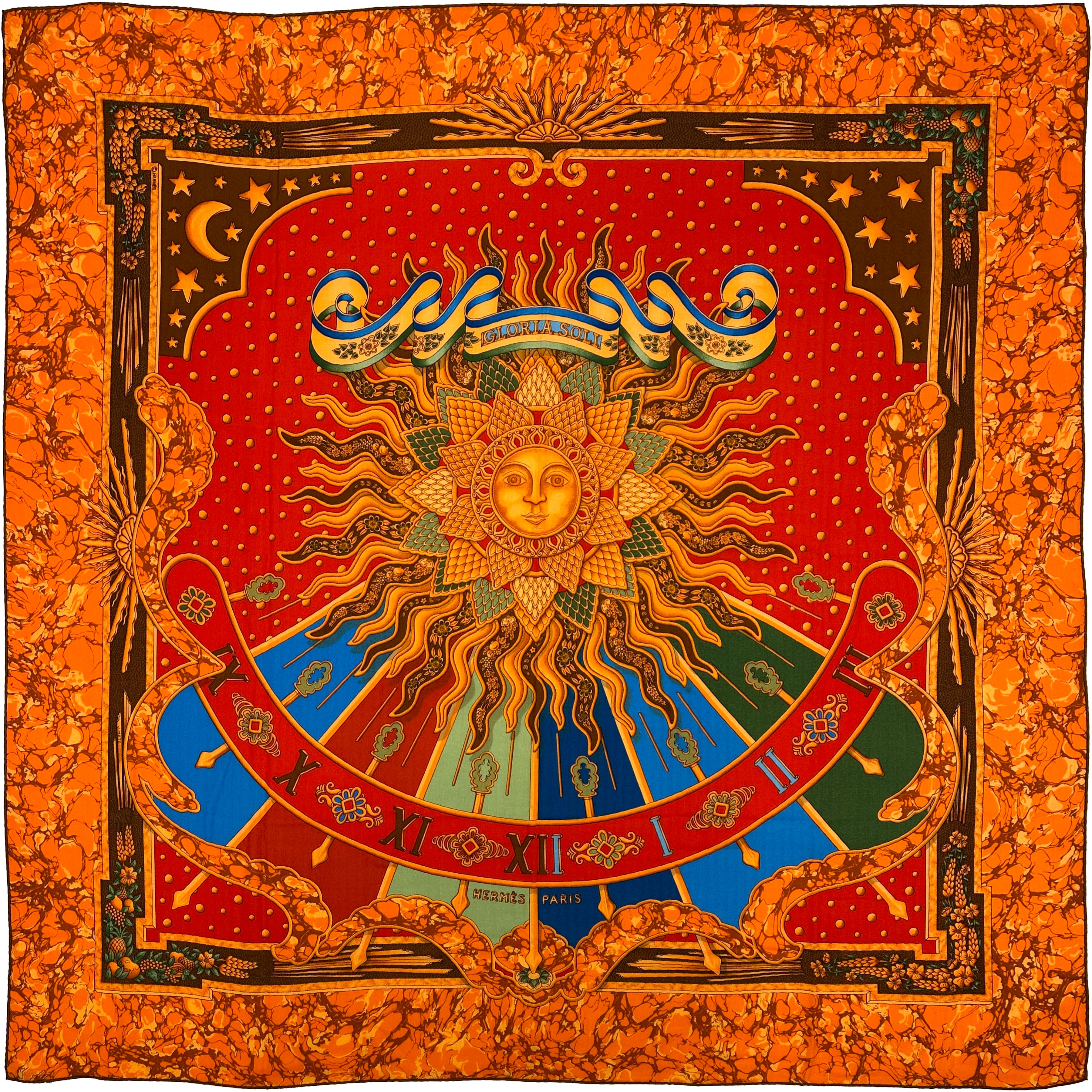 Hermès Gloria Soli Cashmere Silk 140