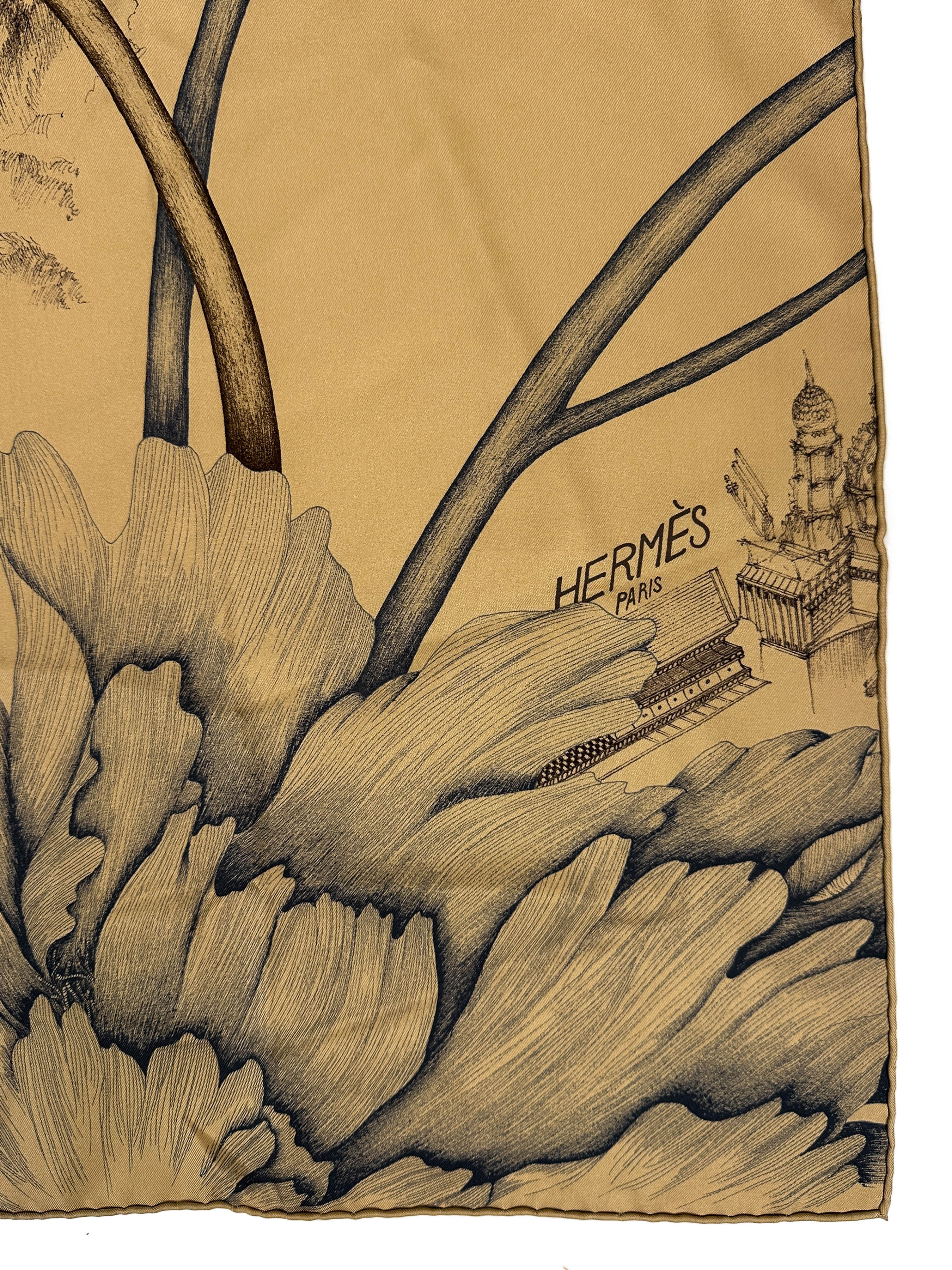 Hermès À L'Ombre des Pivoines 90