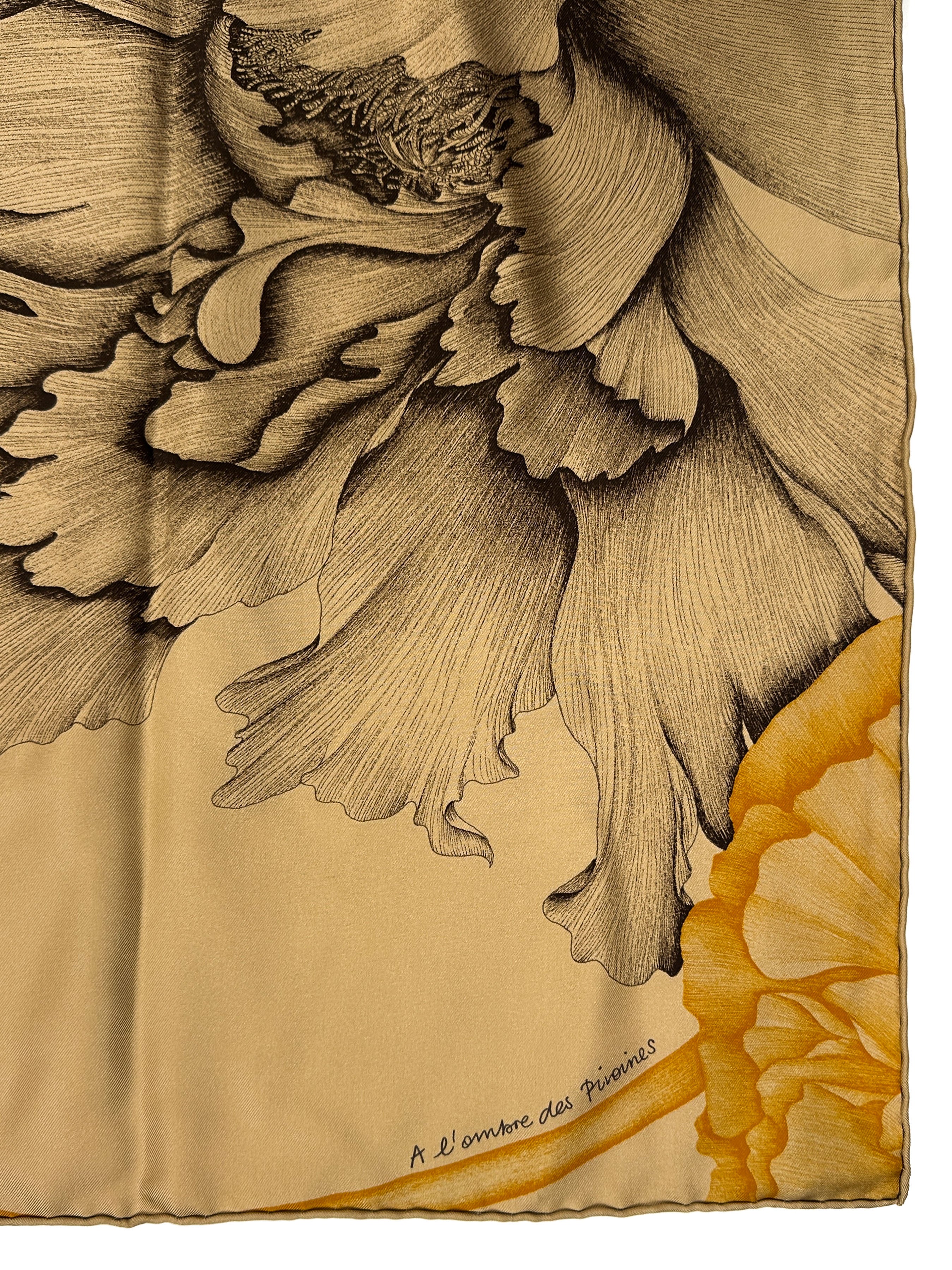 Hermès À L'Ombre des Pivoines 90