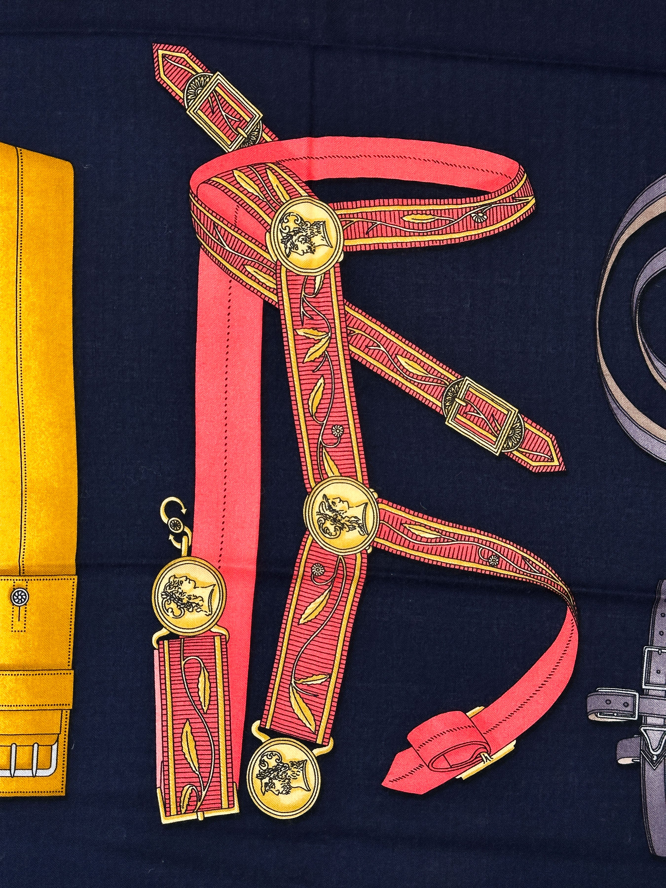 Hermès Lettres Equestres Cashmere Silk 140