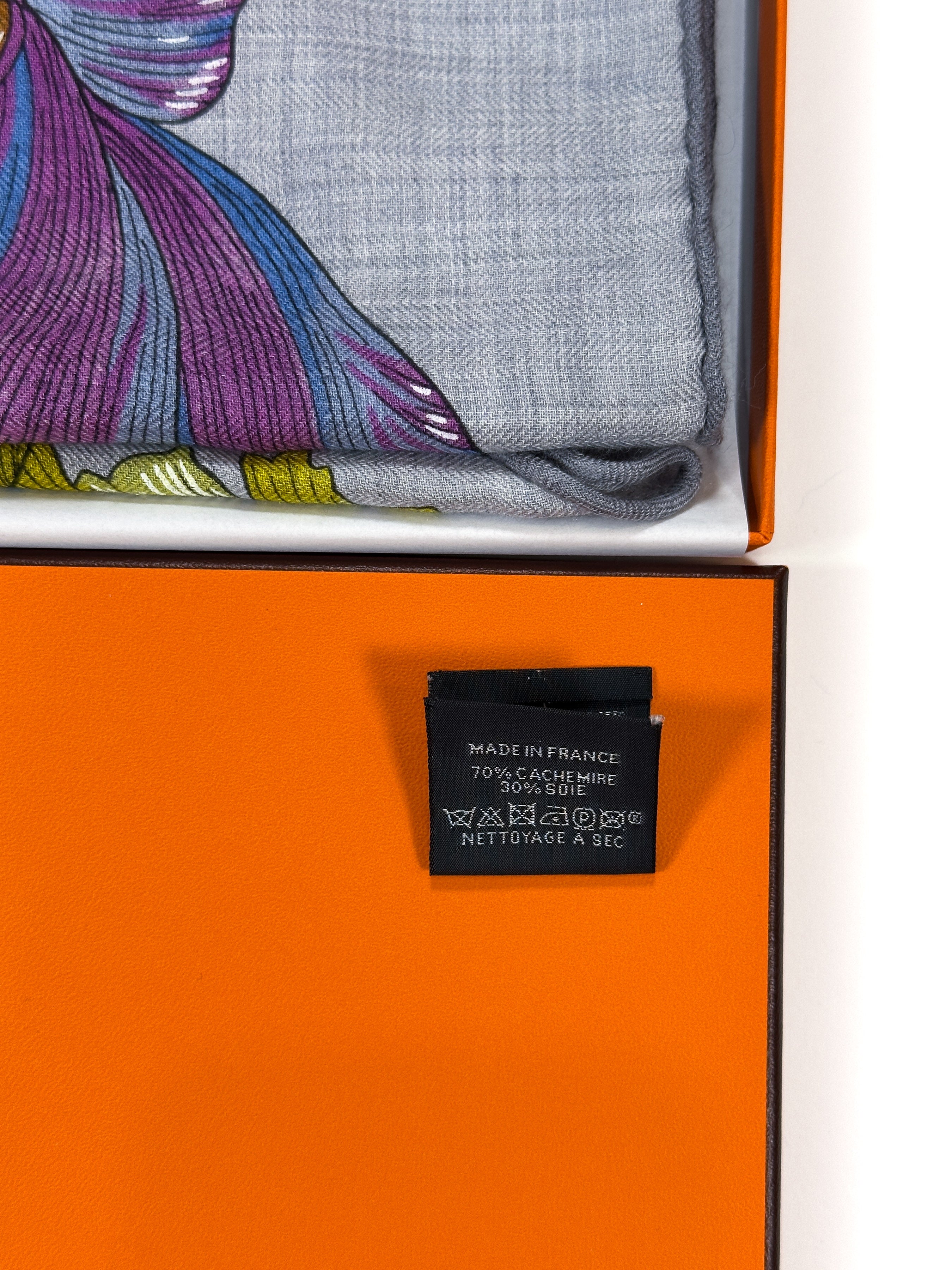 Hermès Tulipomanie Cashmere Silk Giant Triangle