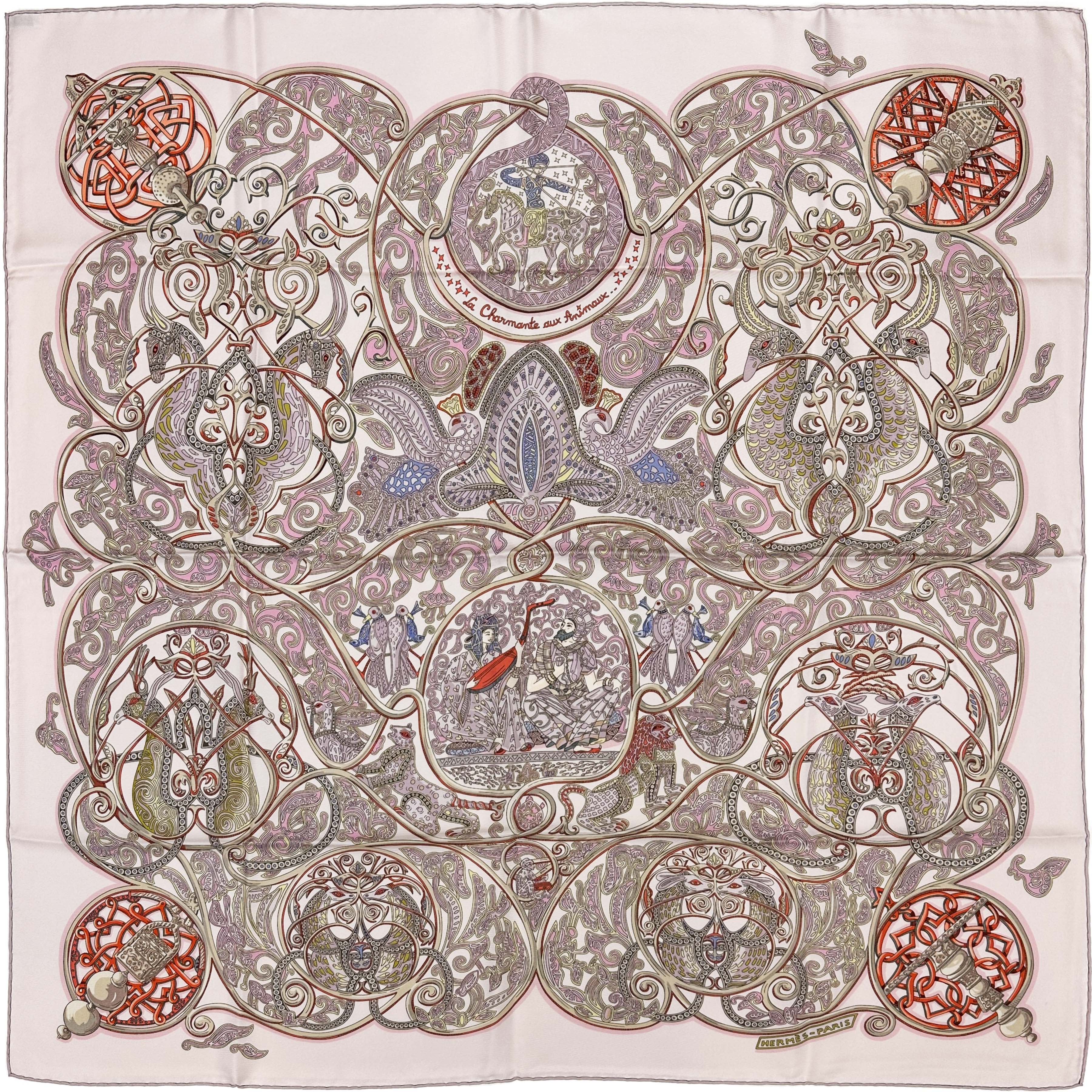 Hermès La Charmante Aux Animaux 90