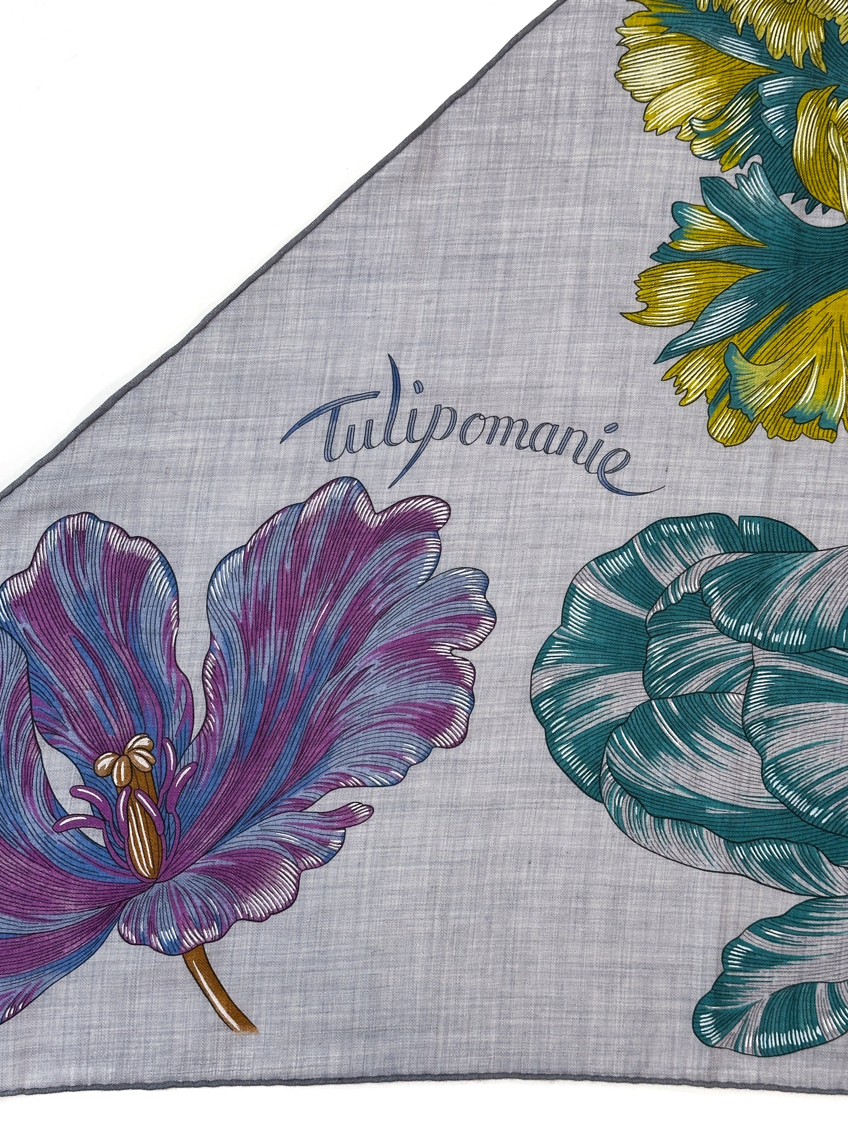 Hermès Tulipomanie Cashmere Silk Giant Triangle