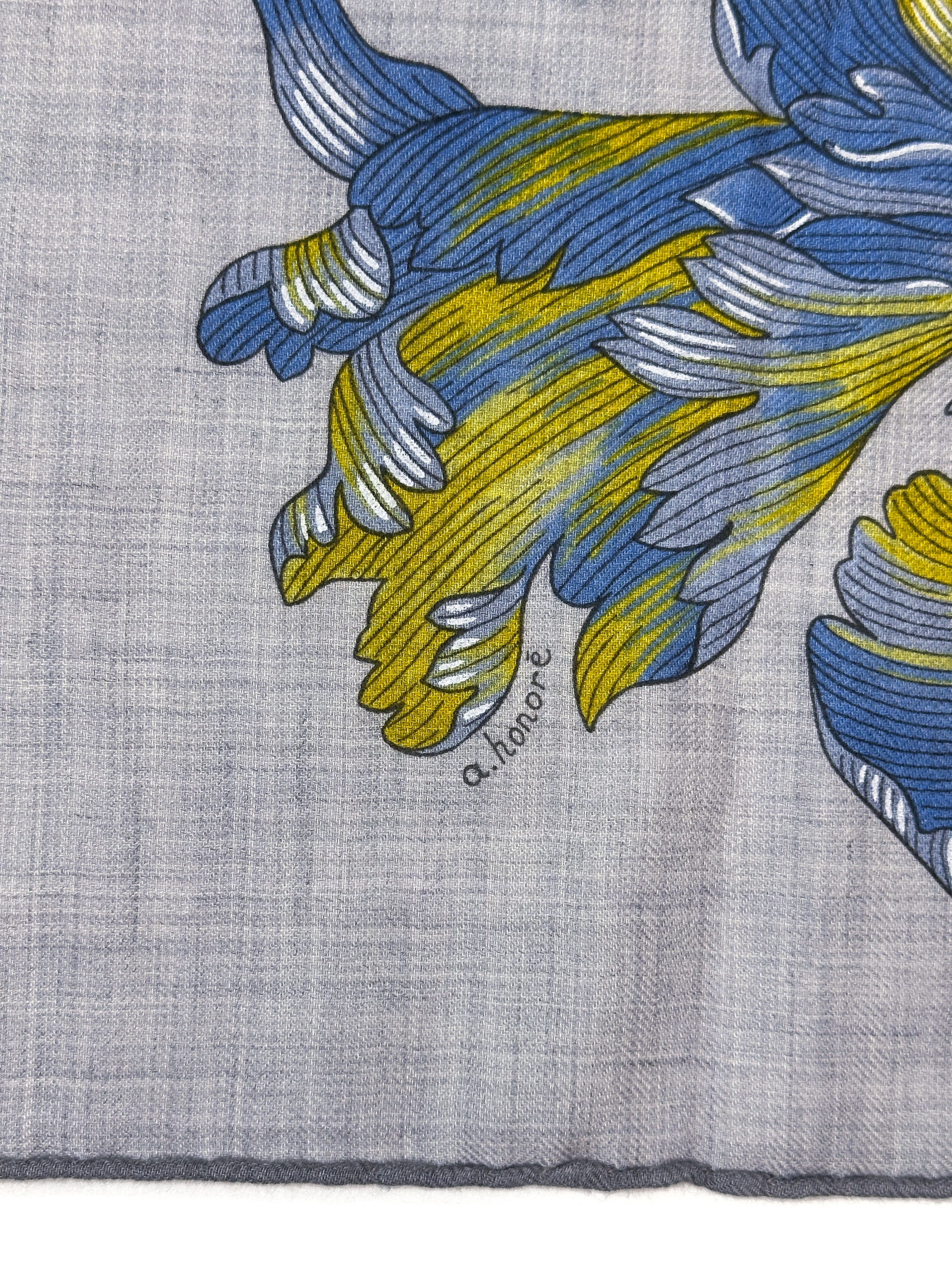 Hermès Tulipomanie Cashmere Silk Giant Triangle