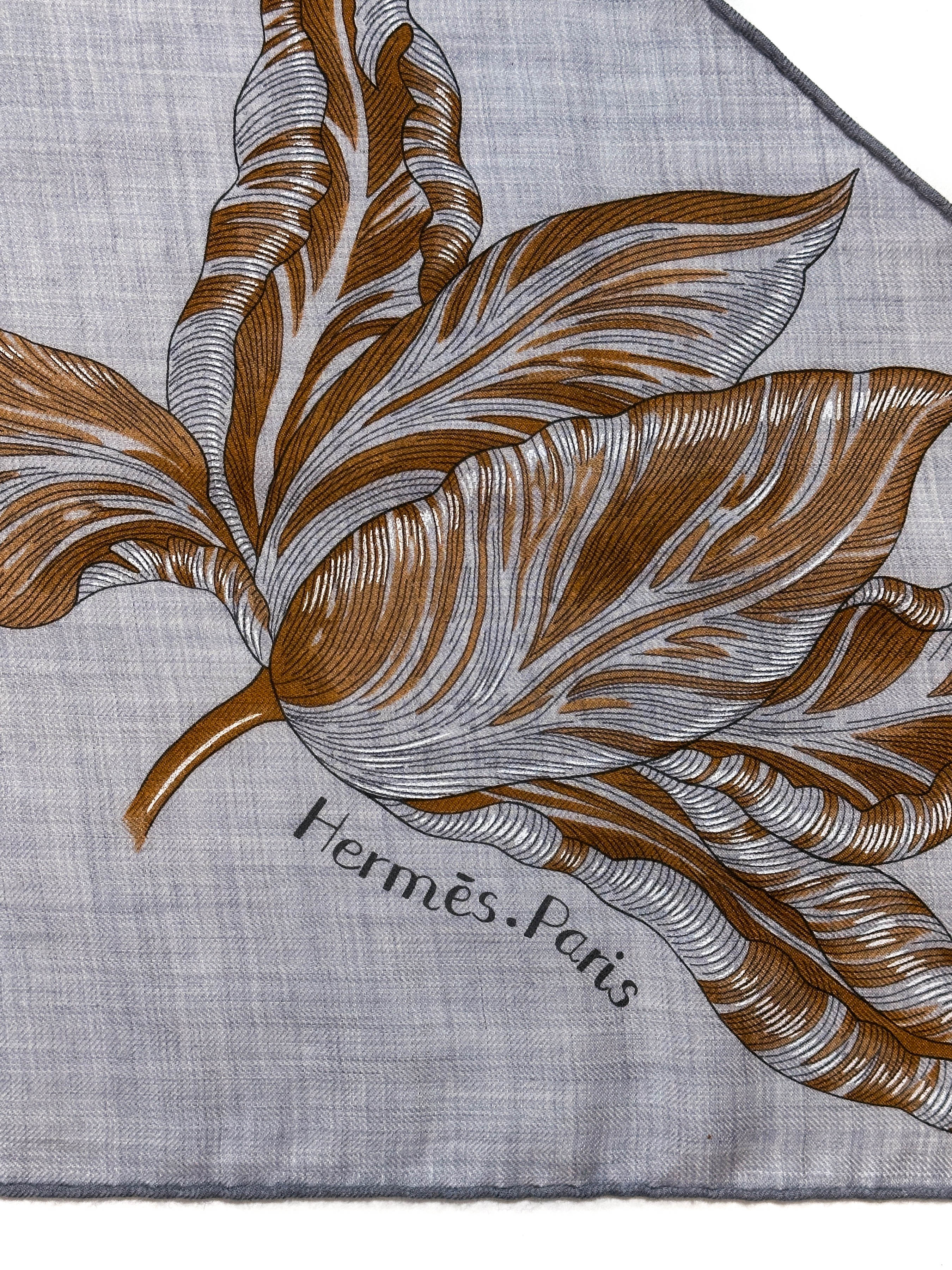 Hermès Tulipomanie Cashmere Silk Giant Triangle