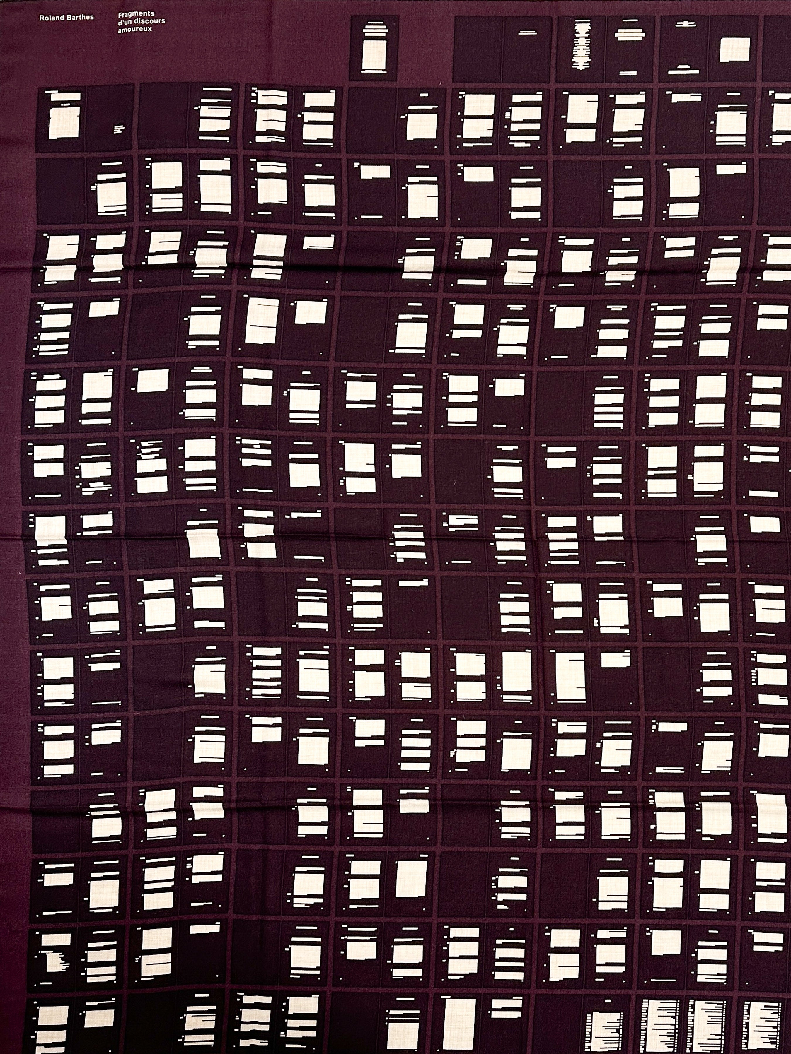 Hermès Fragments d'Un Discours Amoureux Cashmere Silk 140
