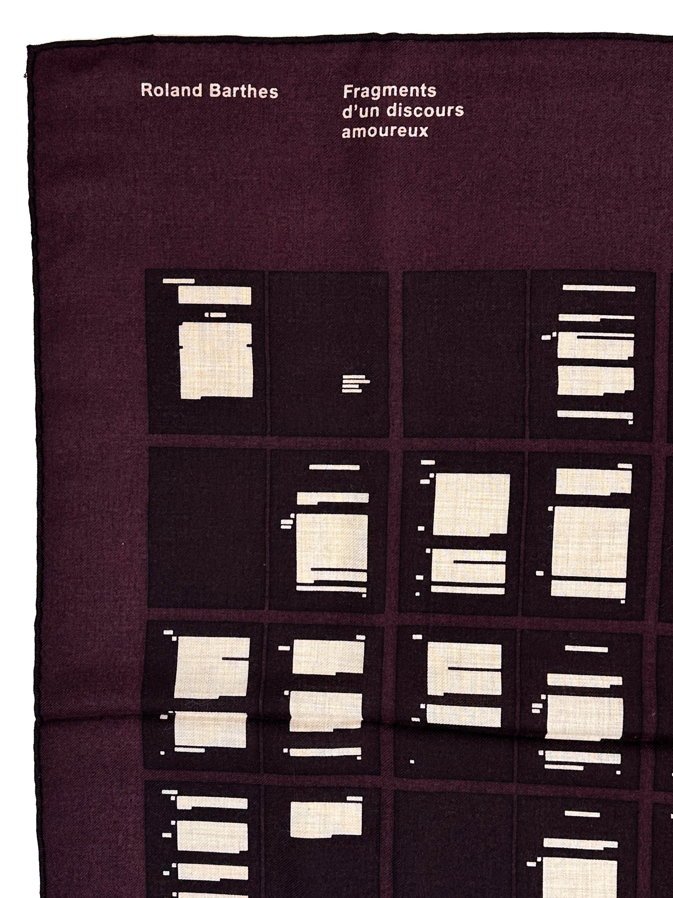 Hermès Fragments d'Un Discours Amoureux Cashmere Silk 140