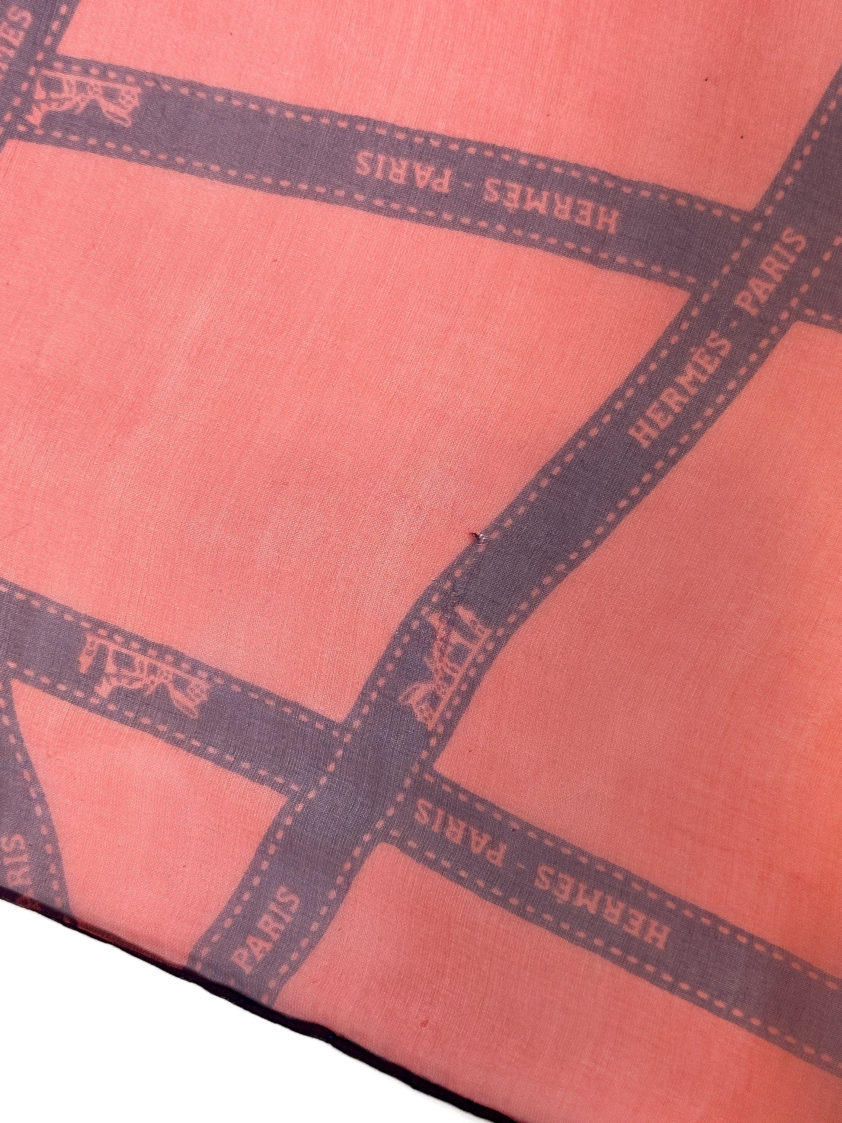 Hermès Bolduc Mousseline Shawl
