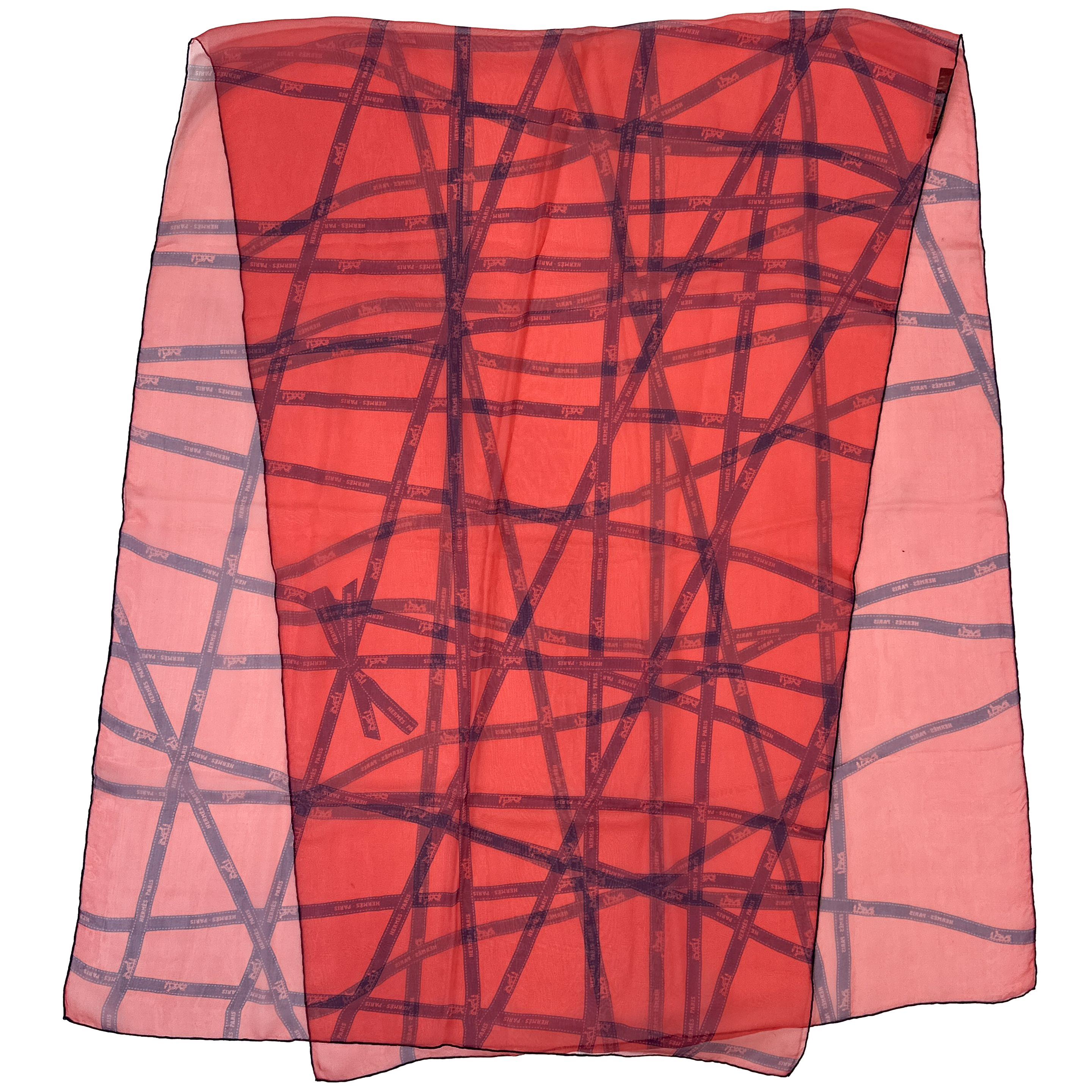 Hermès Bolduc Mousseline Shawl