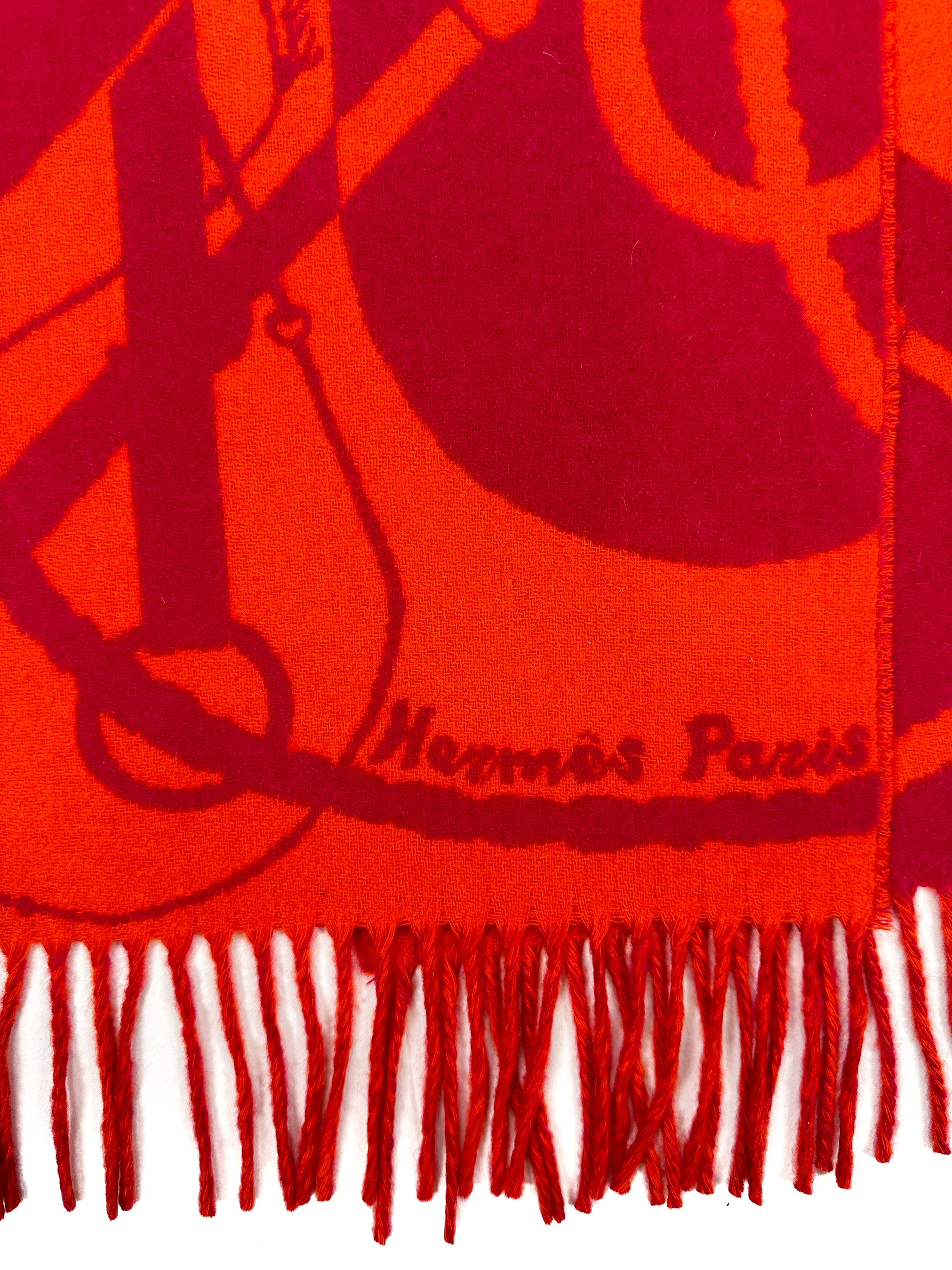 Hermès Echarpe Clic Clac Cashmere Shawl