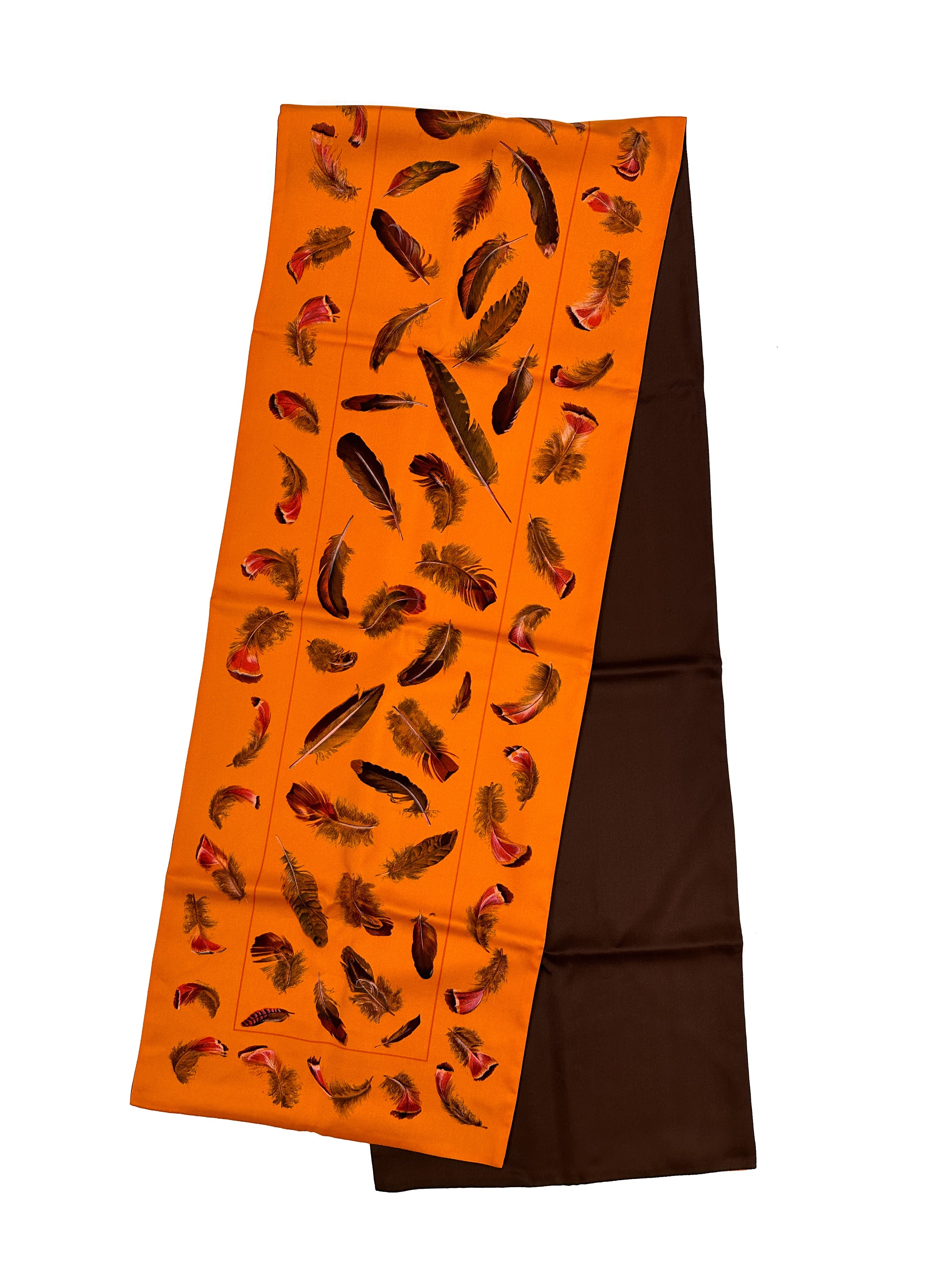 Hermès Plumes Silk Shawl