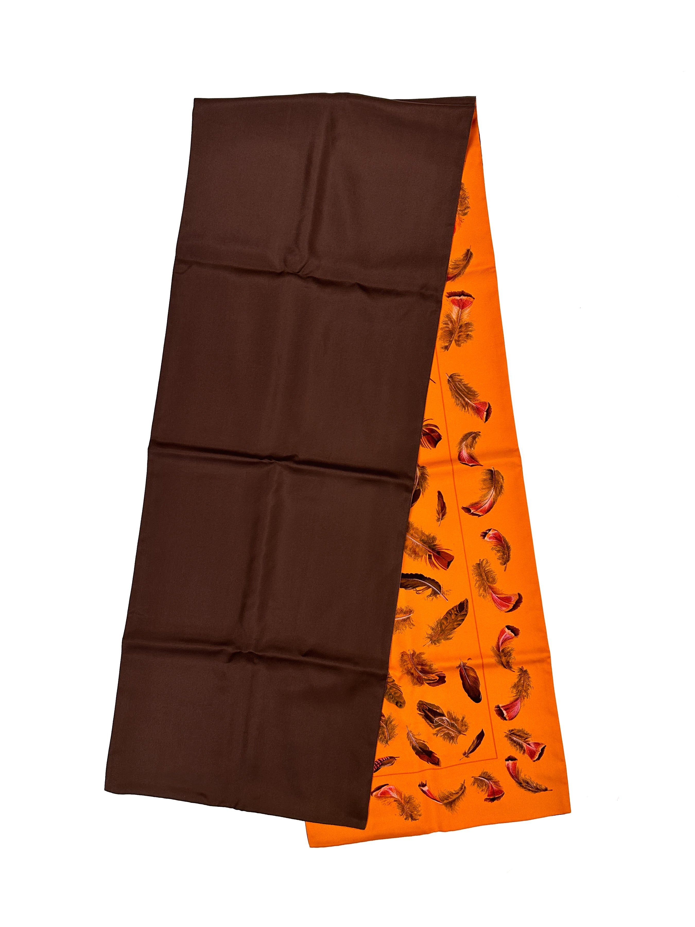 Hermès Plumes Silk Shawl