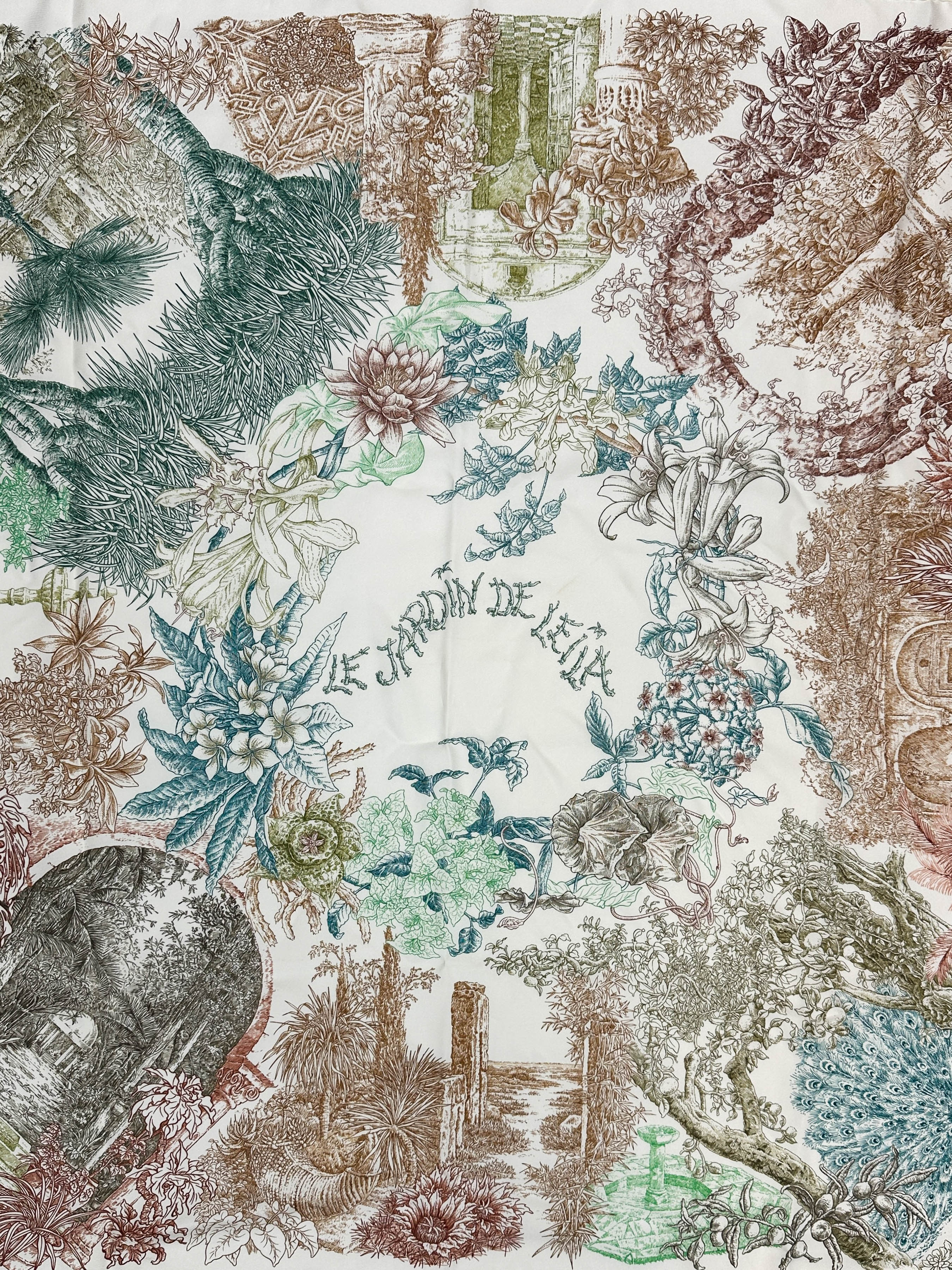 Hermès Le Jardin de Leïla 90