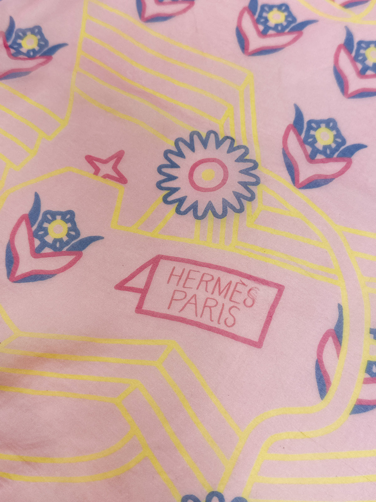 Hermès La Source de Pégase Mousseline 140