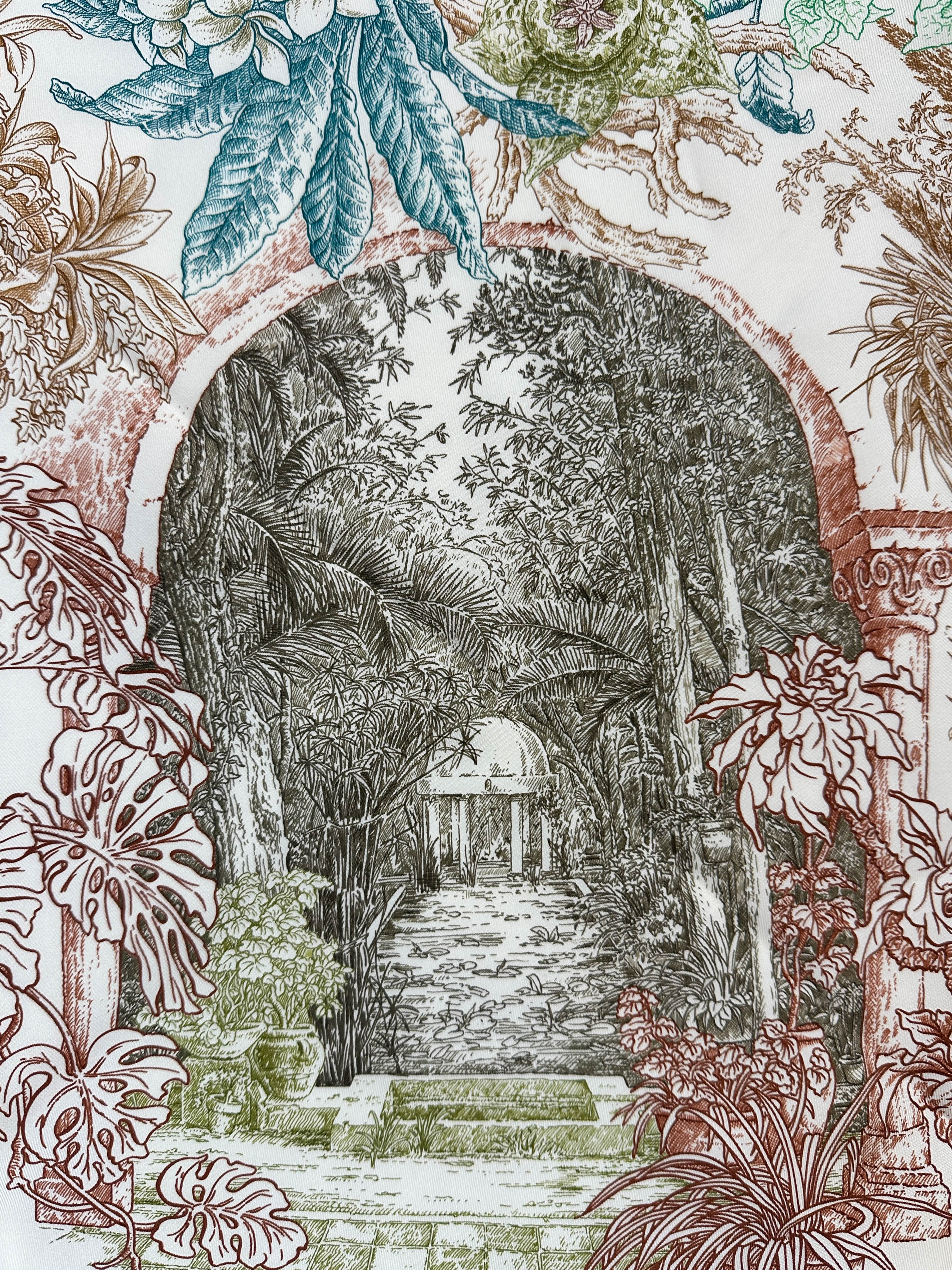 Hermès Le Jardin de Leïla 90