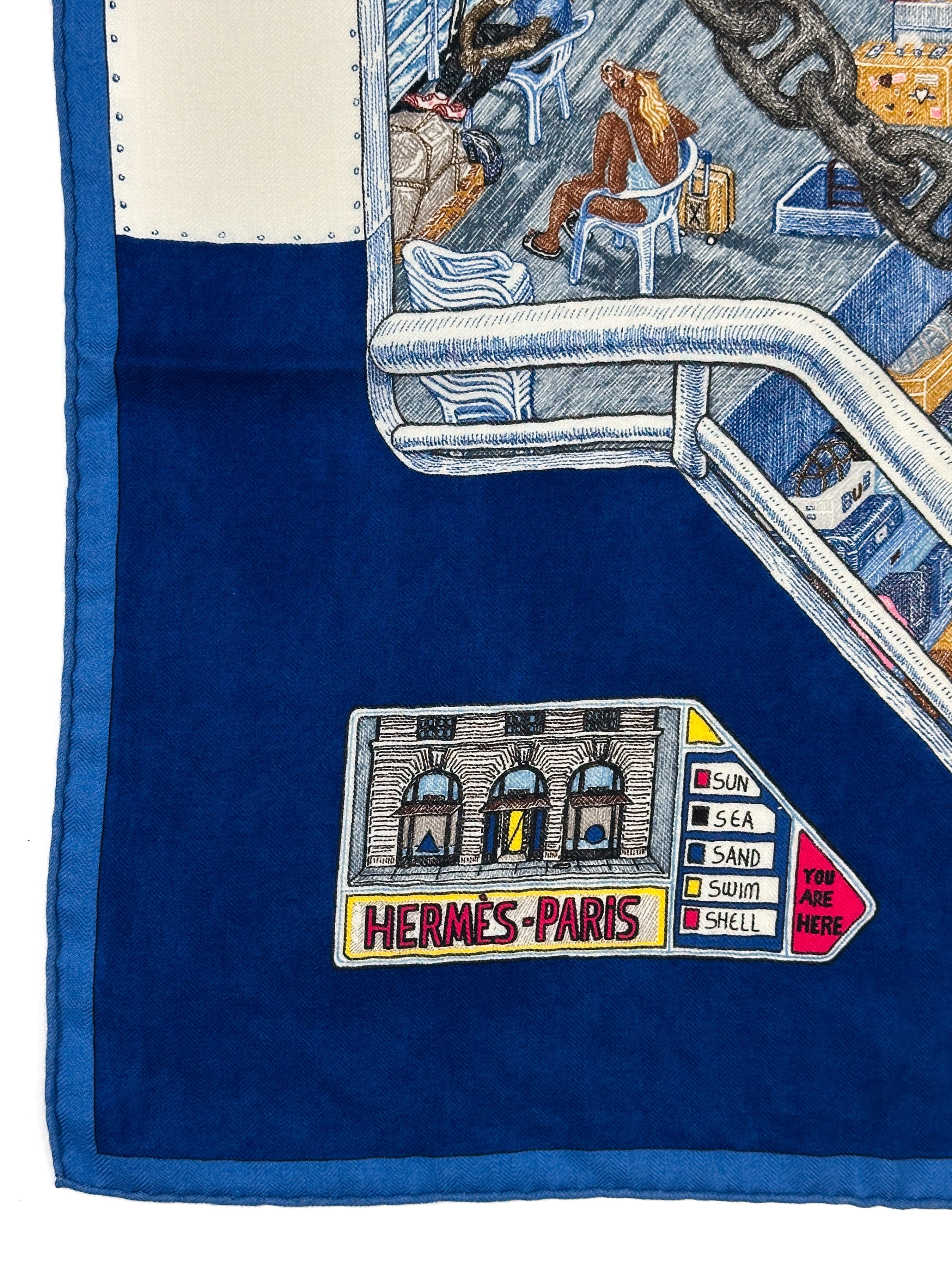 Hermès Ferry Tales Cashmere Silk 100