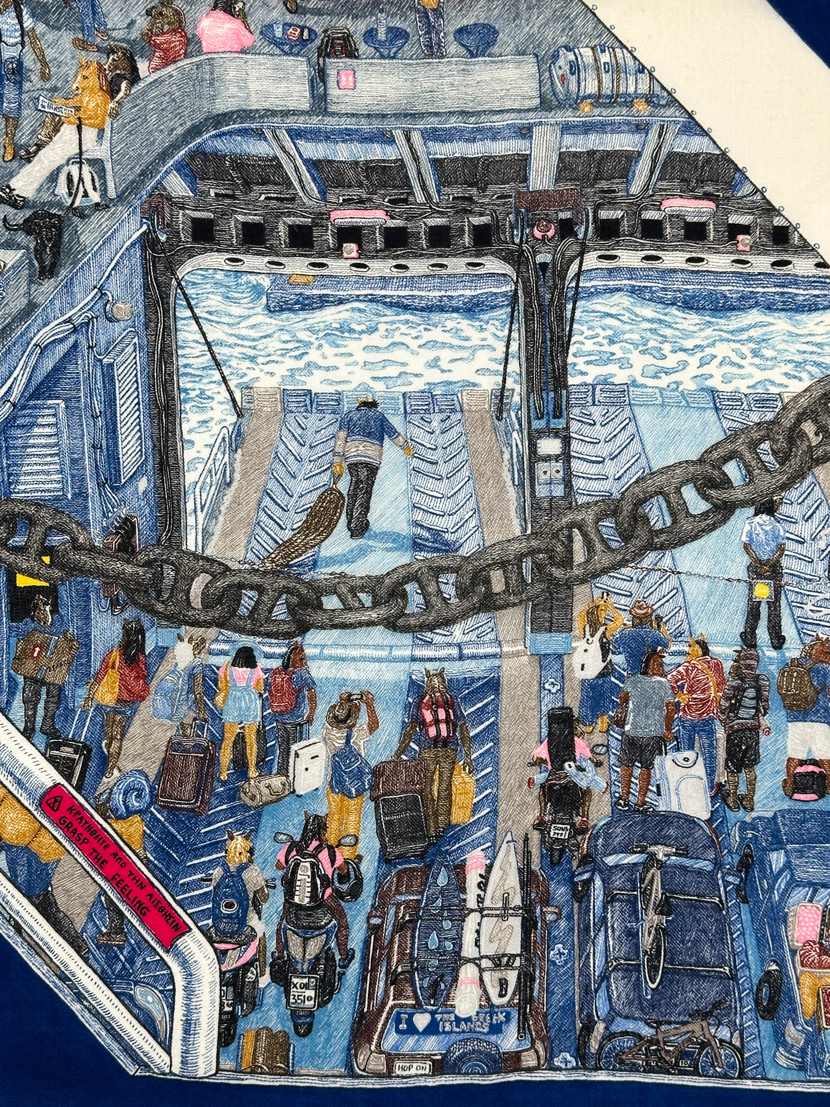 Hermès Ferry Tales Cashmere Silk 100