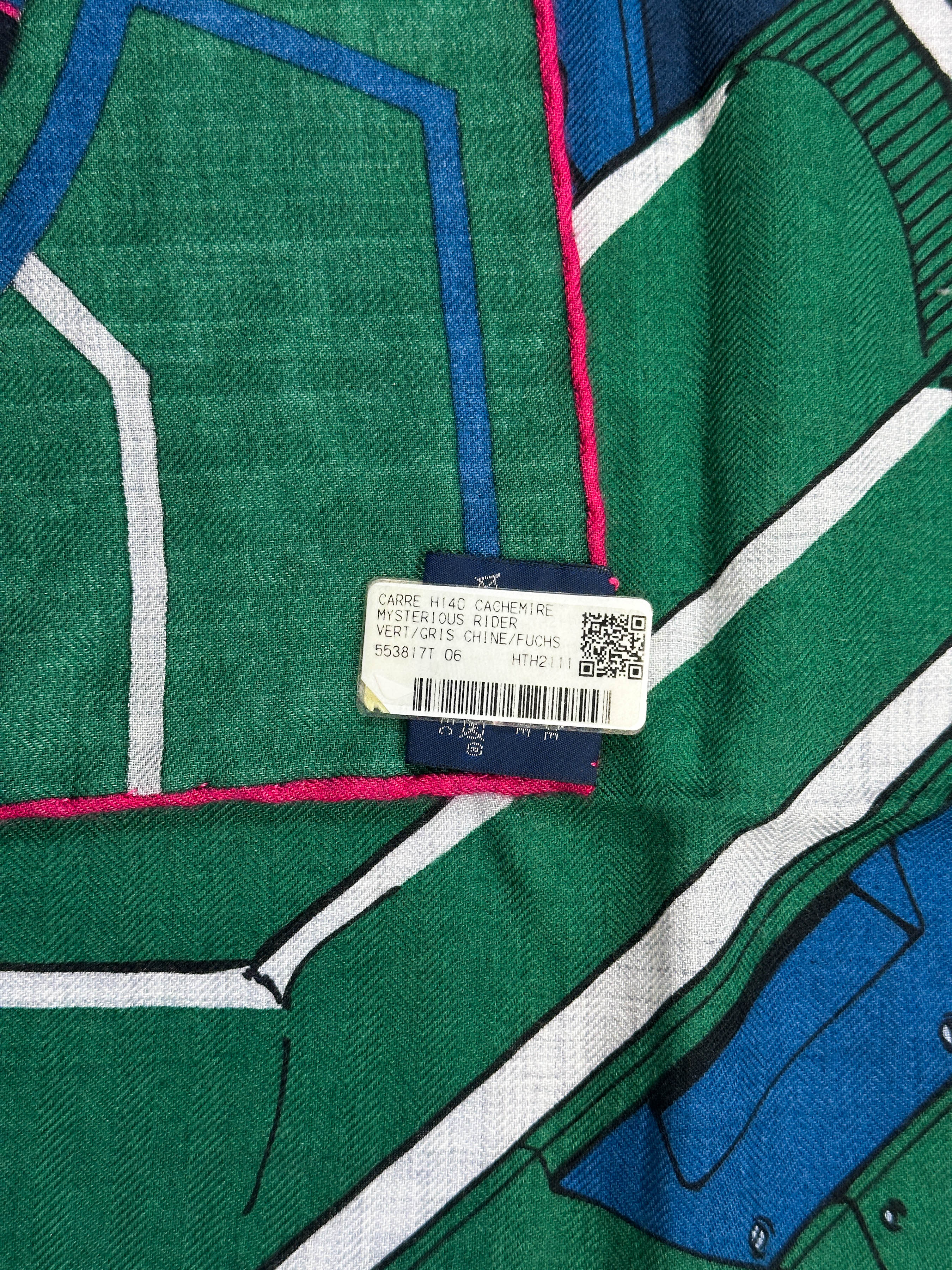 Hermès Mysterious Rider Cashmere Silk 140