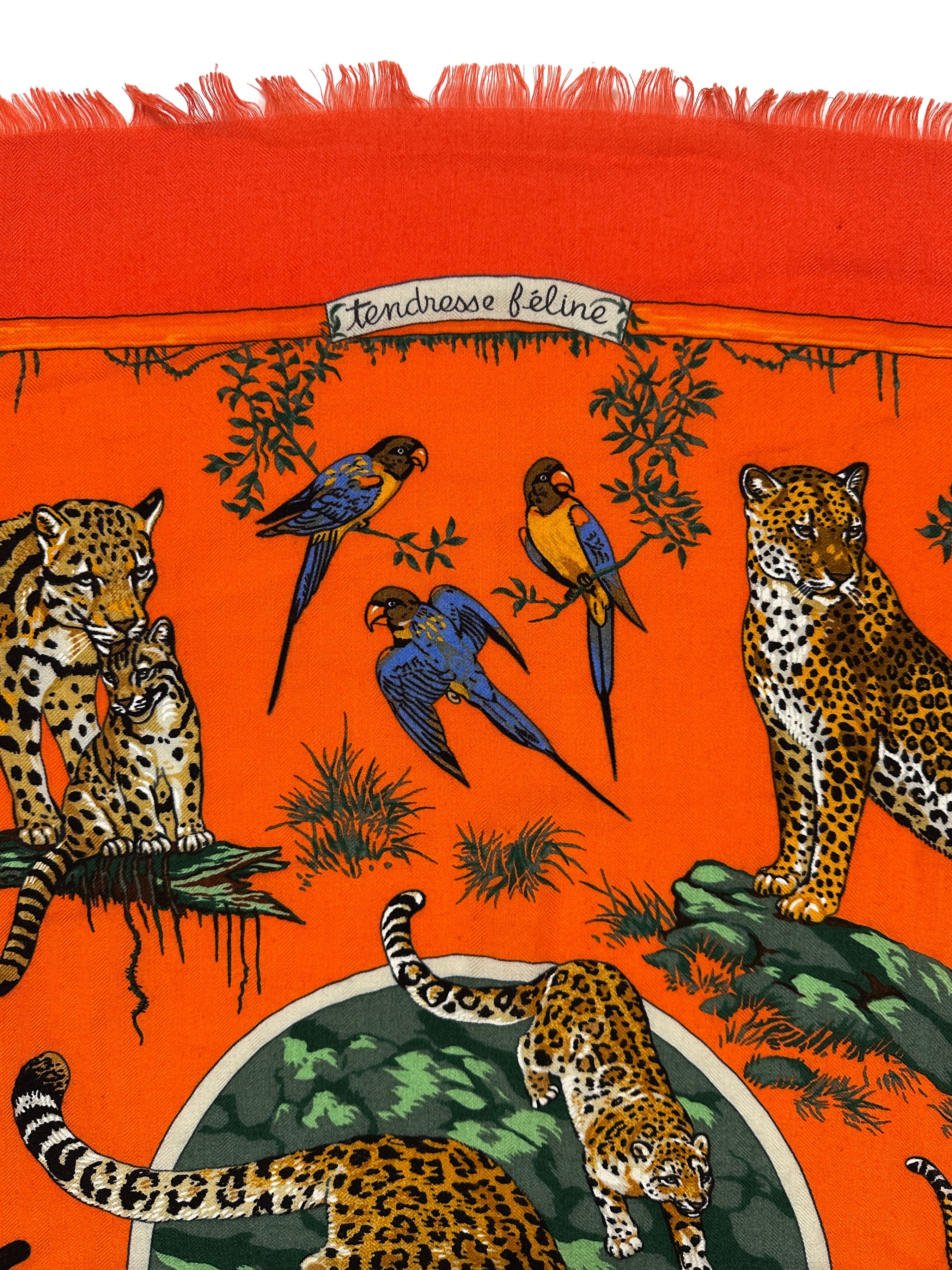 Hermès Tendresse Féline Cashmere 90