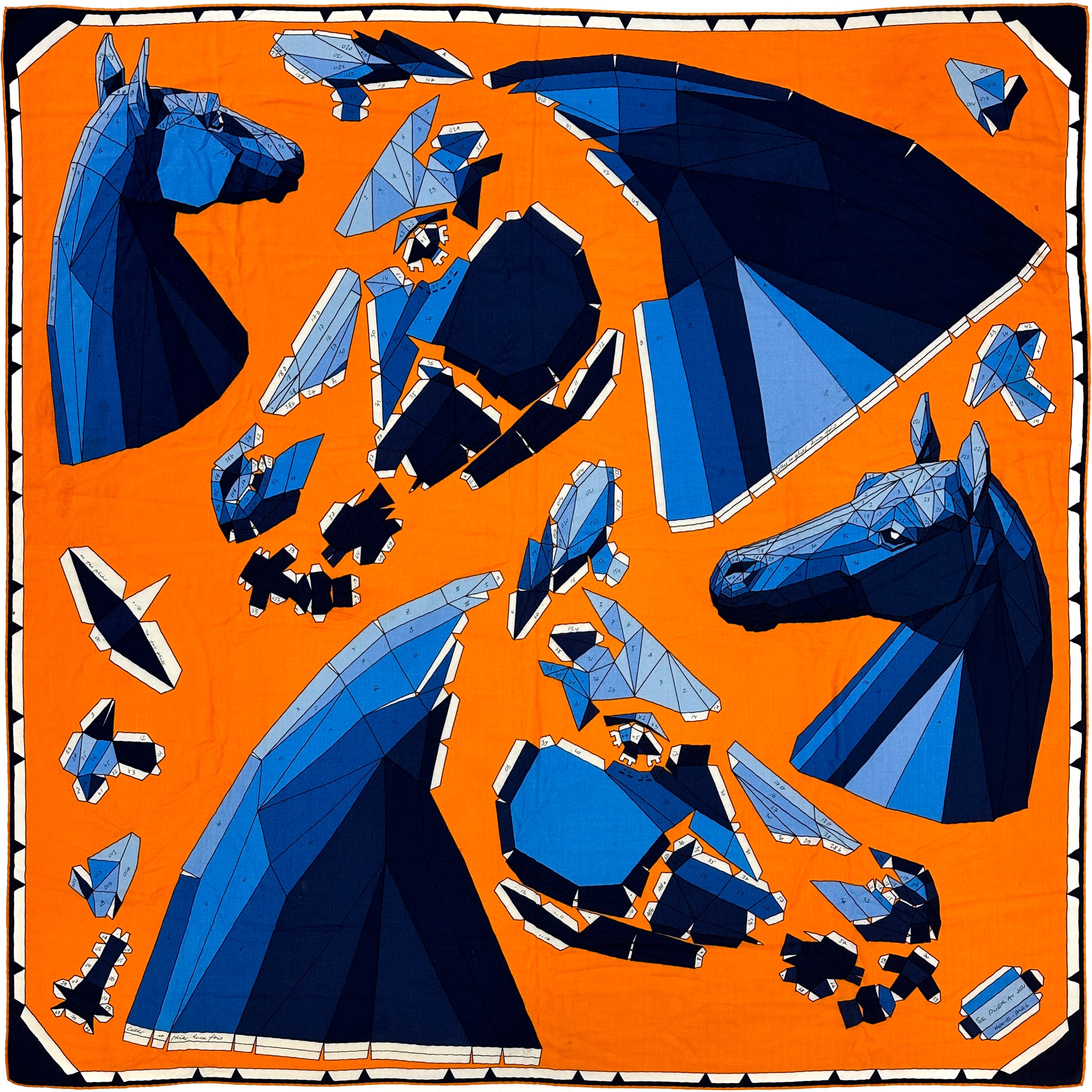 Hermès Se Plier au Jeu Cashmere Silk 140