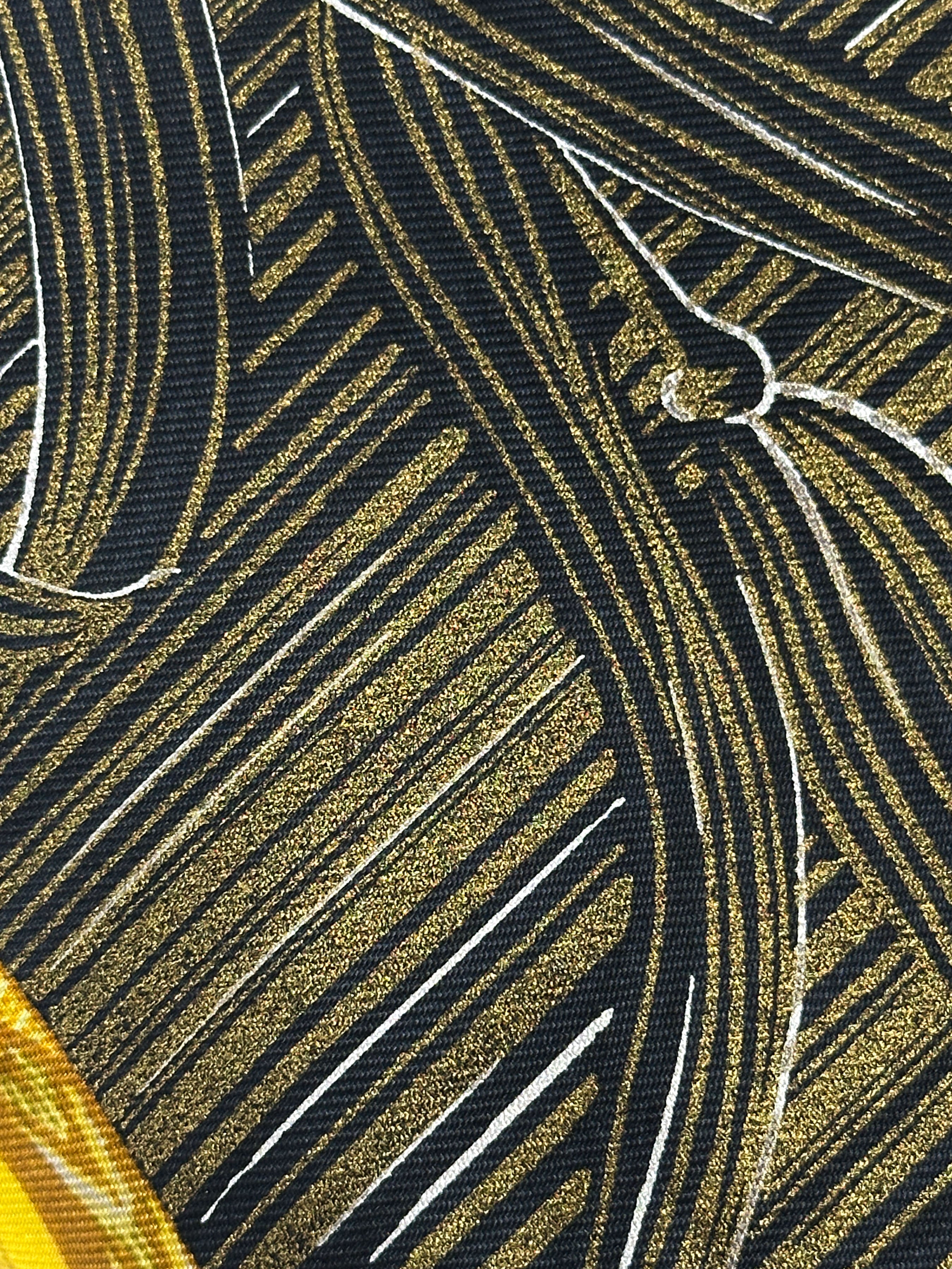 Hermès Metallic La Mare Aux Canards 90
