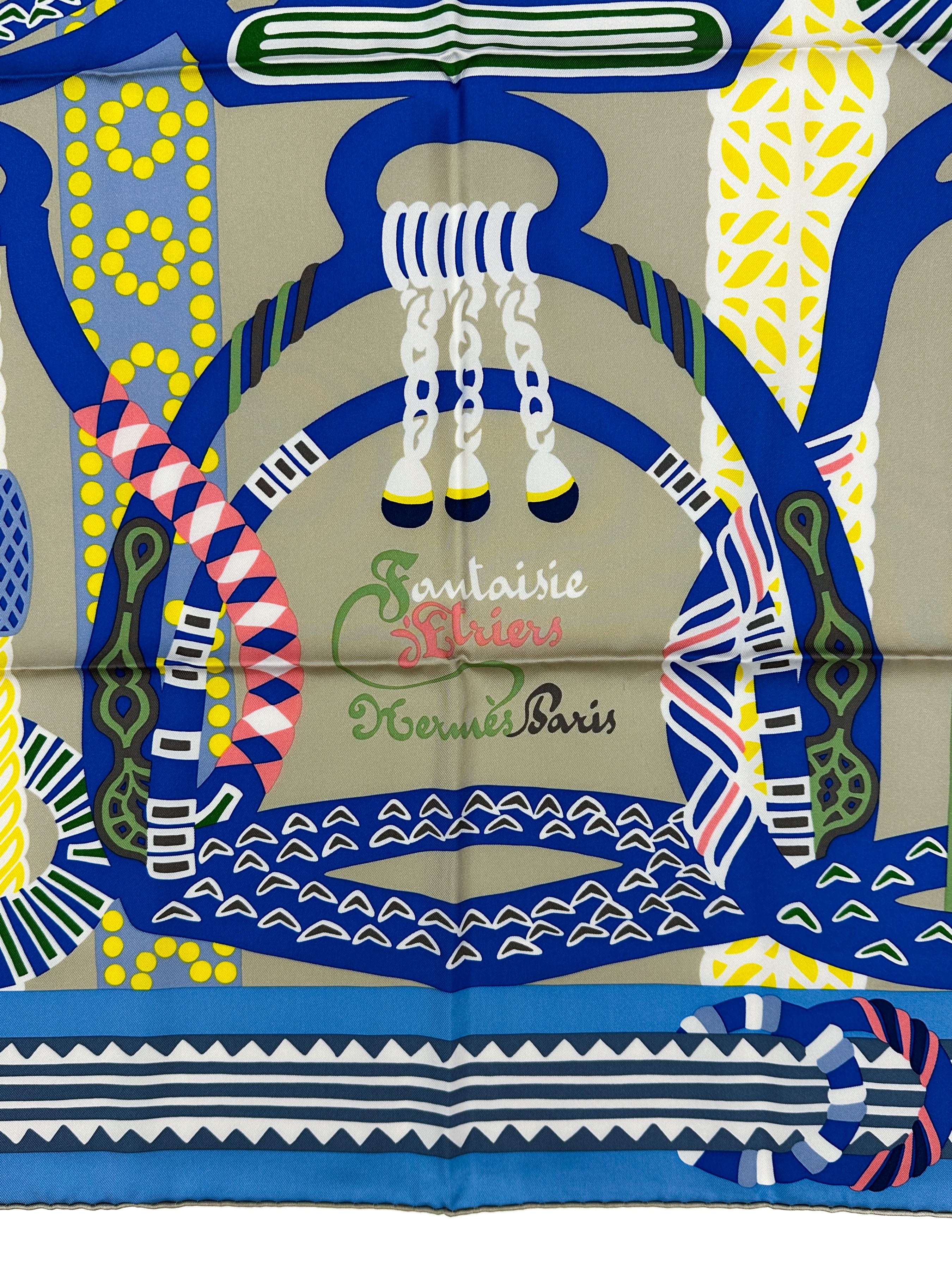 Hermès Fantaisie d'Etriers 90cm